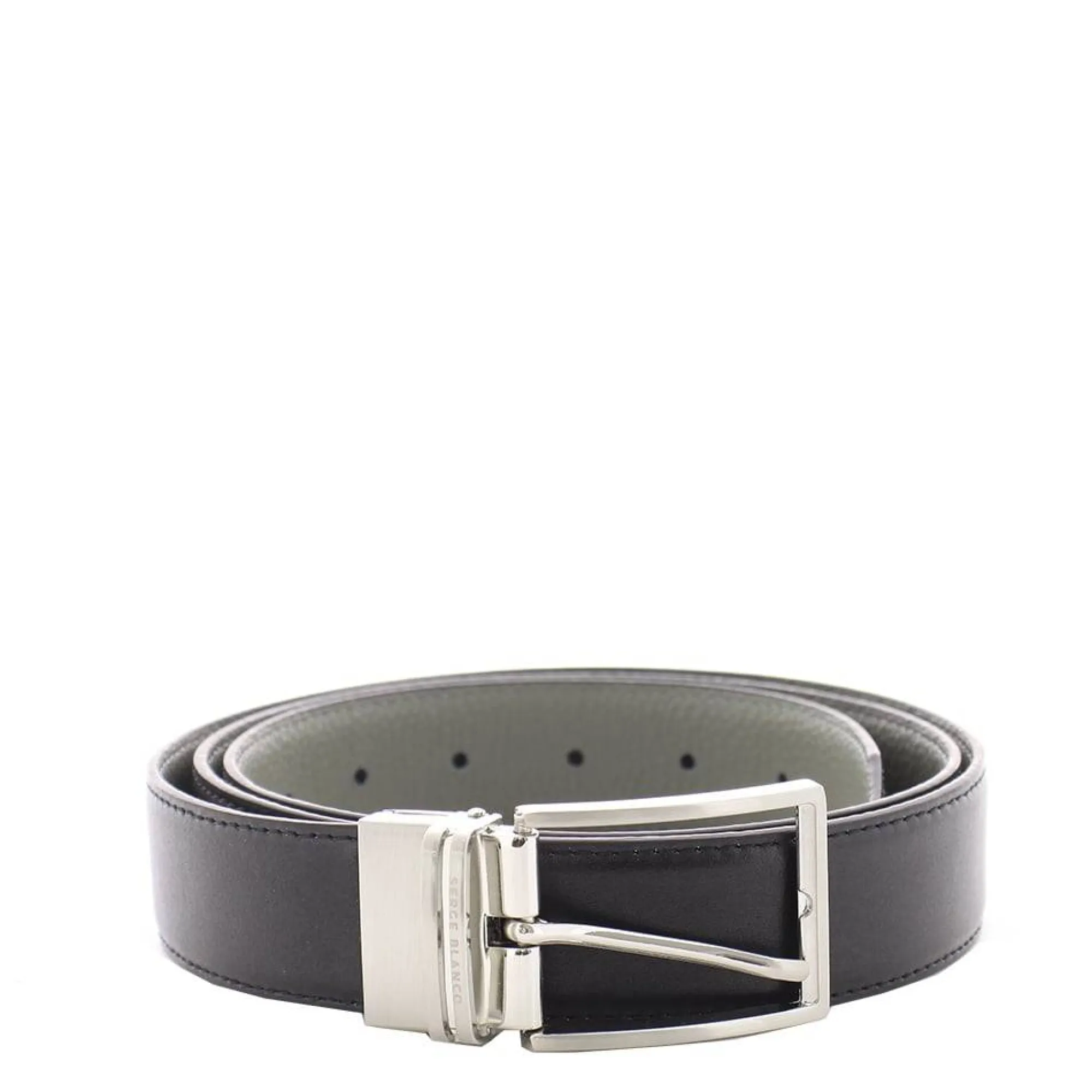 Serge Blanco Ceintures*Ceinture homme en cuir a boucle rectangulaire 110 cm