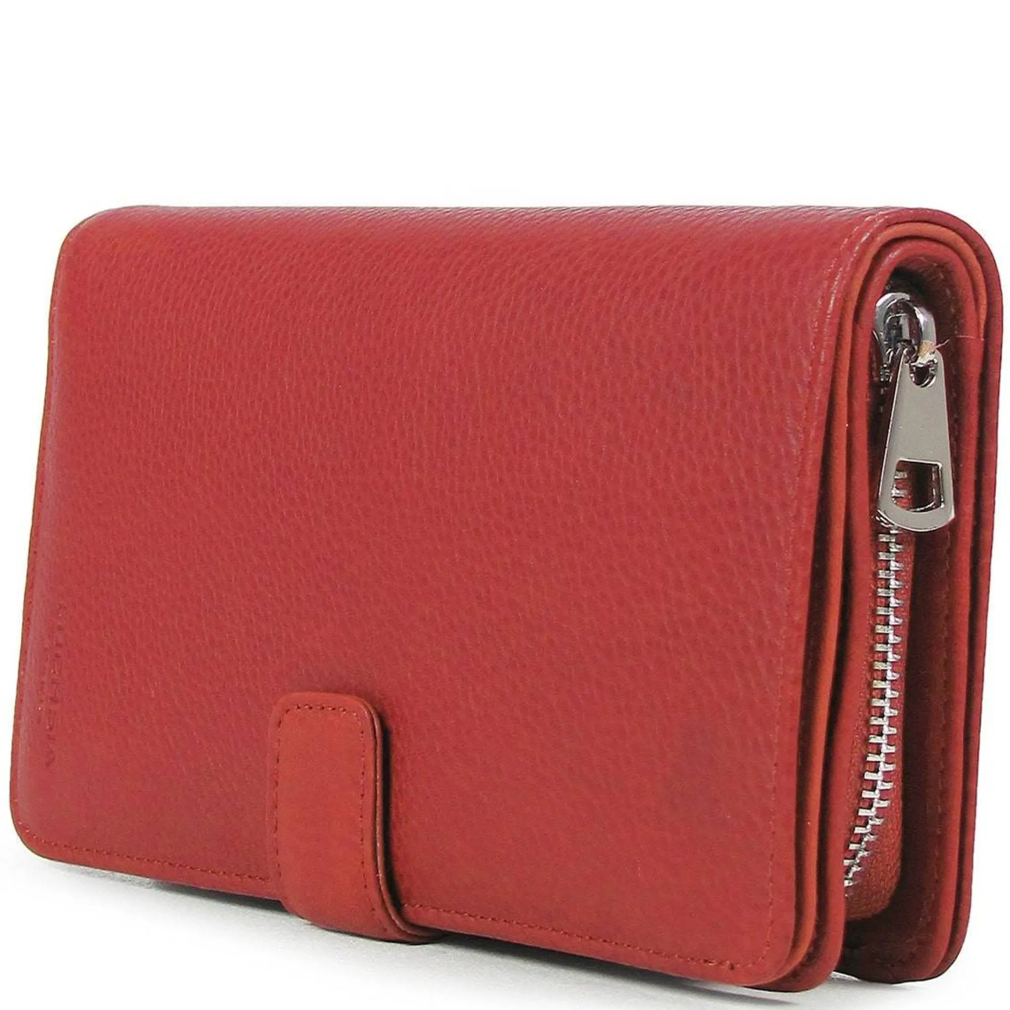 Fuchsia Portefeuilles Femme*Compagnon zippe cuir graine Saxo