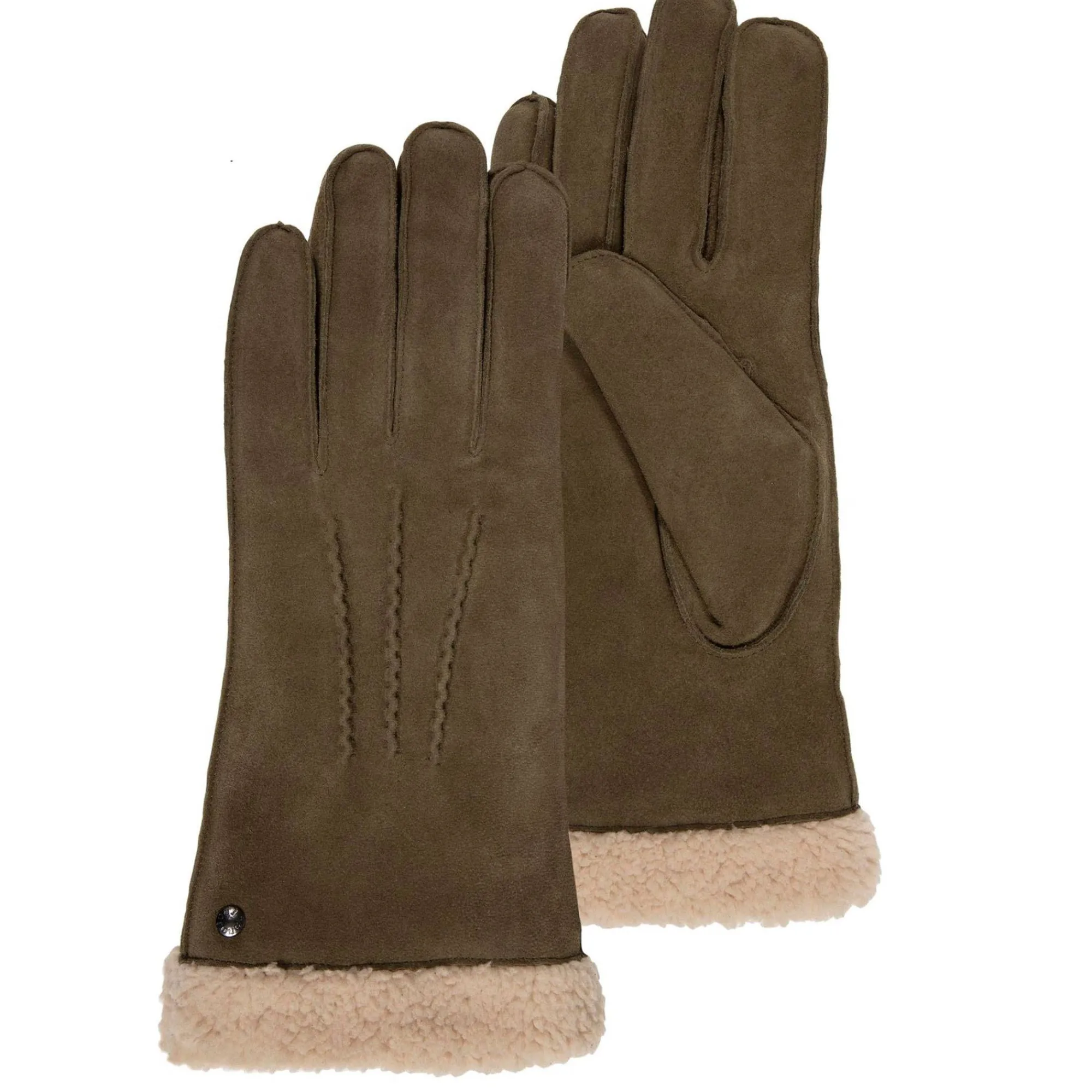 Isotoner Gants Femme*Gants femme Ultra Chaud cuir double fausse fourrure
