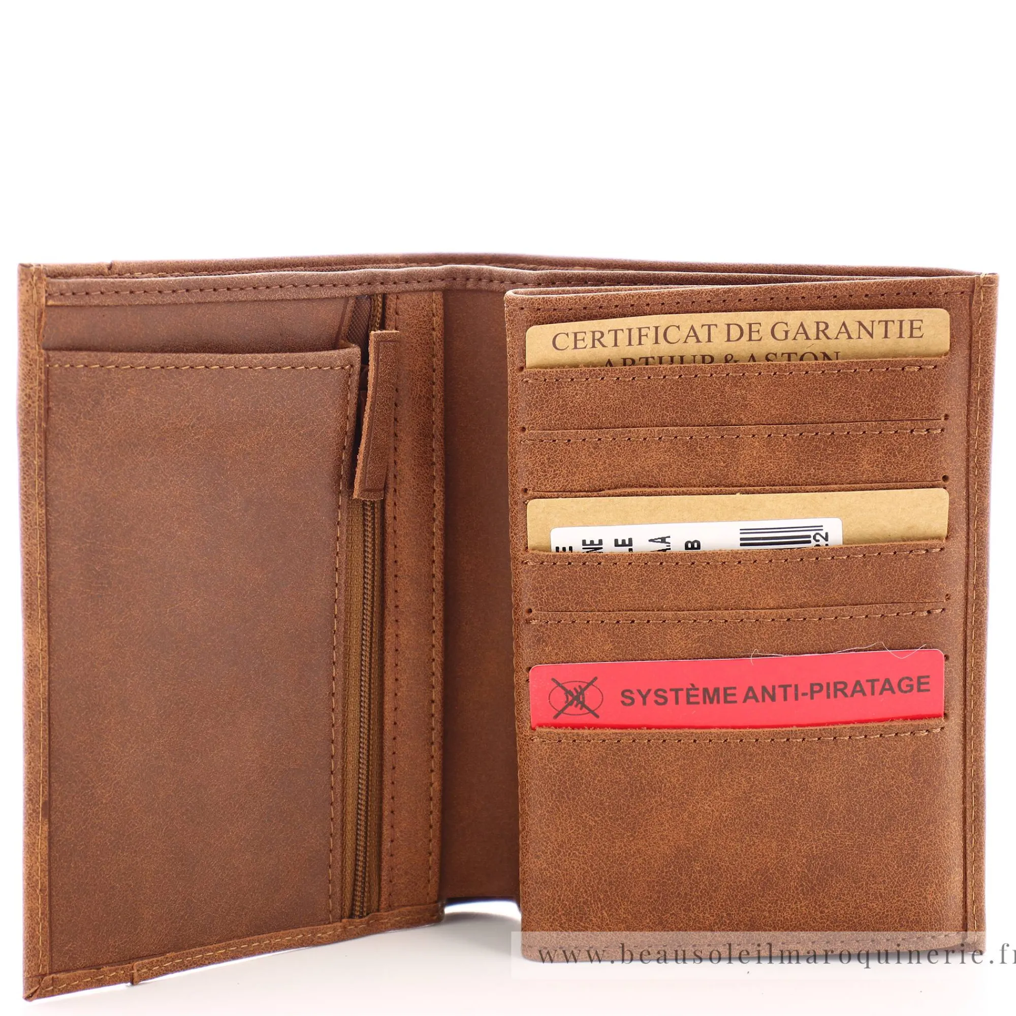 Arthur Aston Portefeuilles Homme*Grand portefeuille (3 volets) Diego