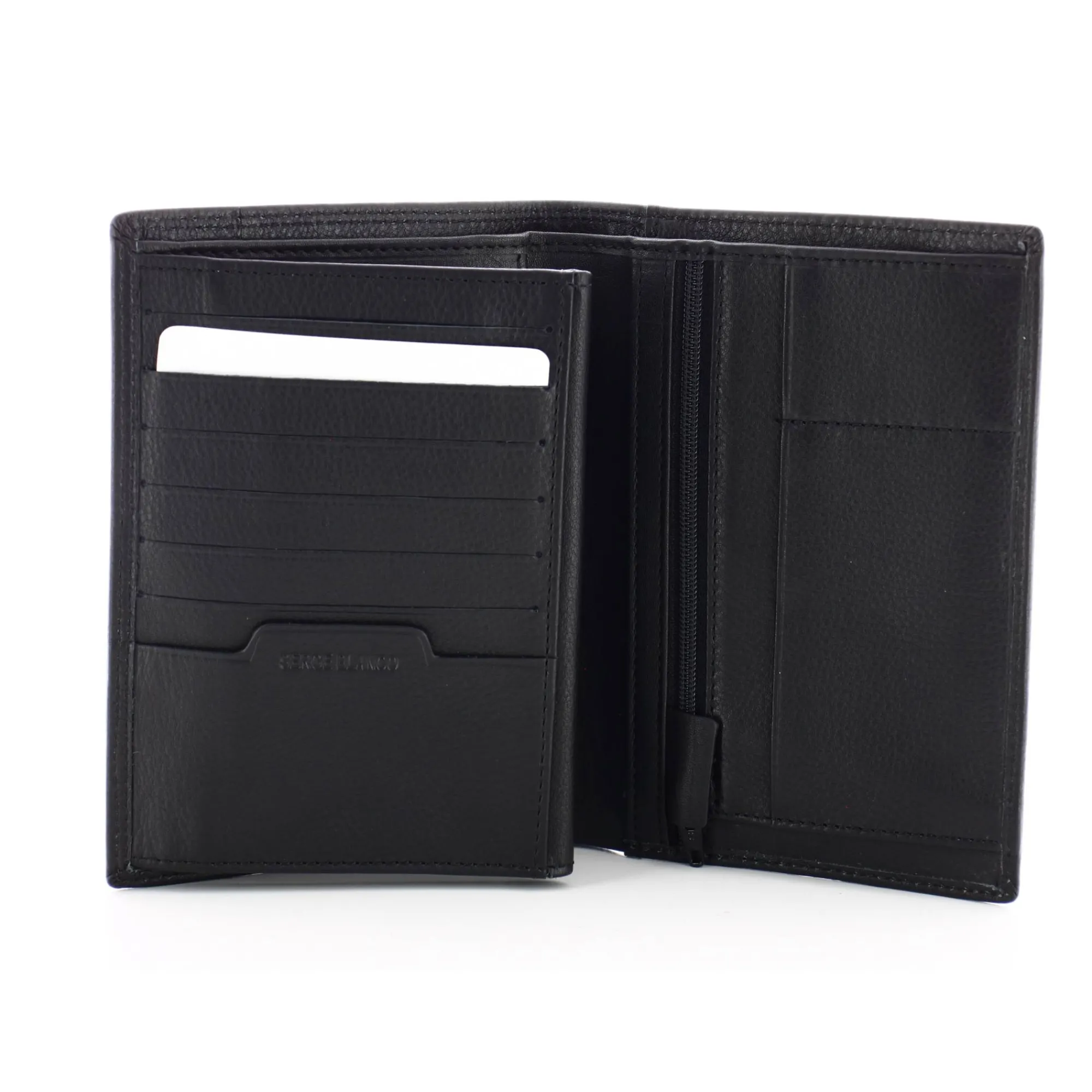 Serge Blanco Portefeuilles Homme*Grand portefeuille en cuir Vancouver Noir