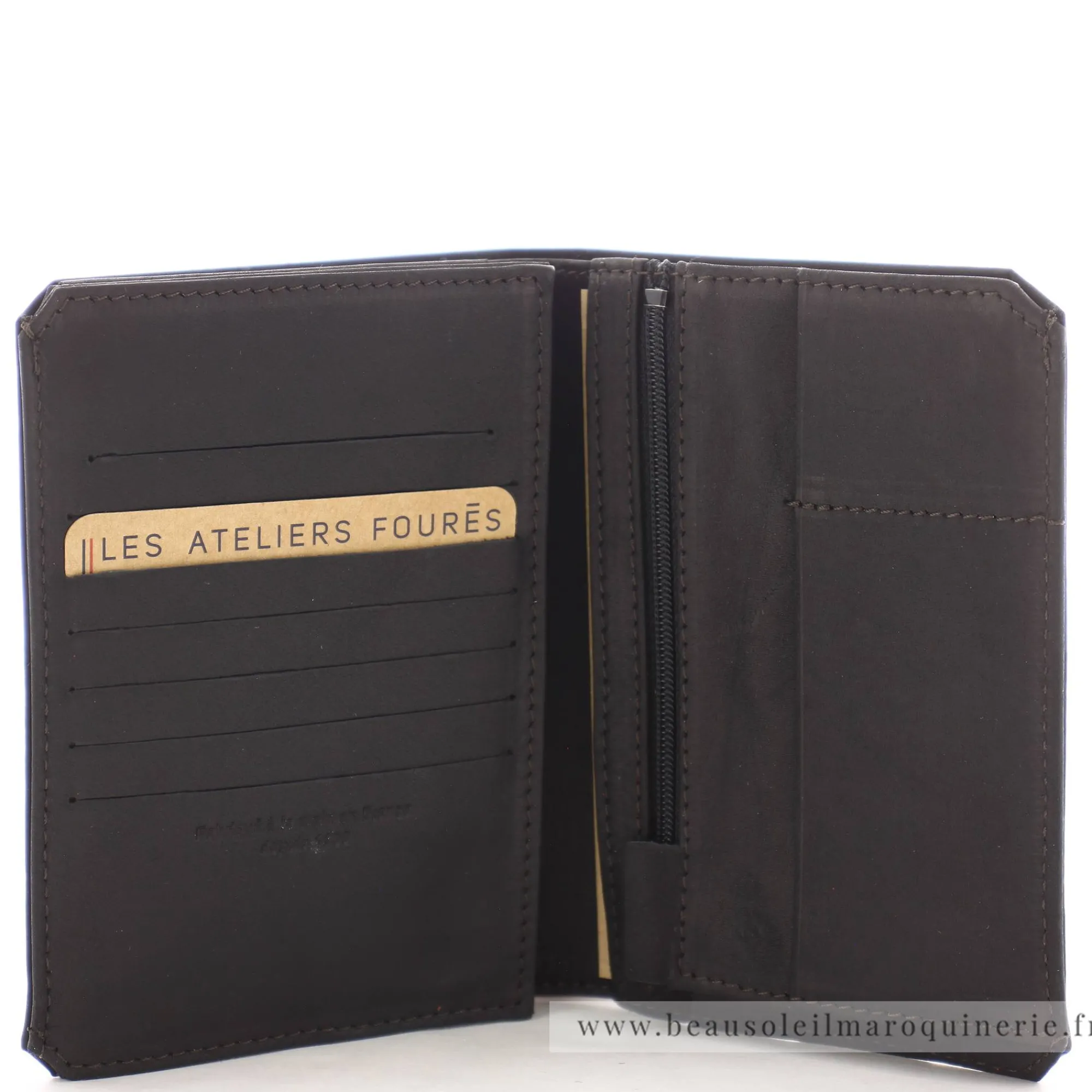 Les Ateliers Foures Portefeuilles Homme*Grand portefeuille Promethee rabat cartes Baroudeur