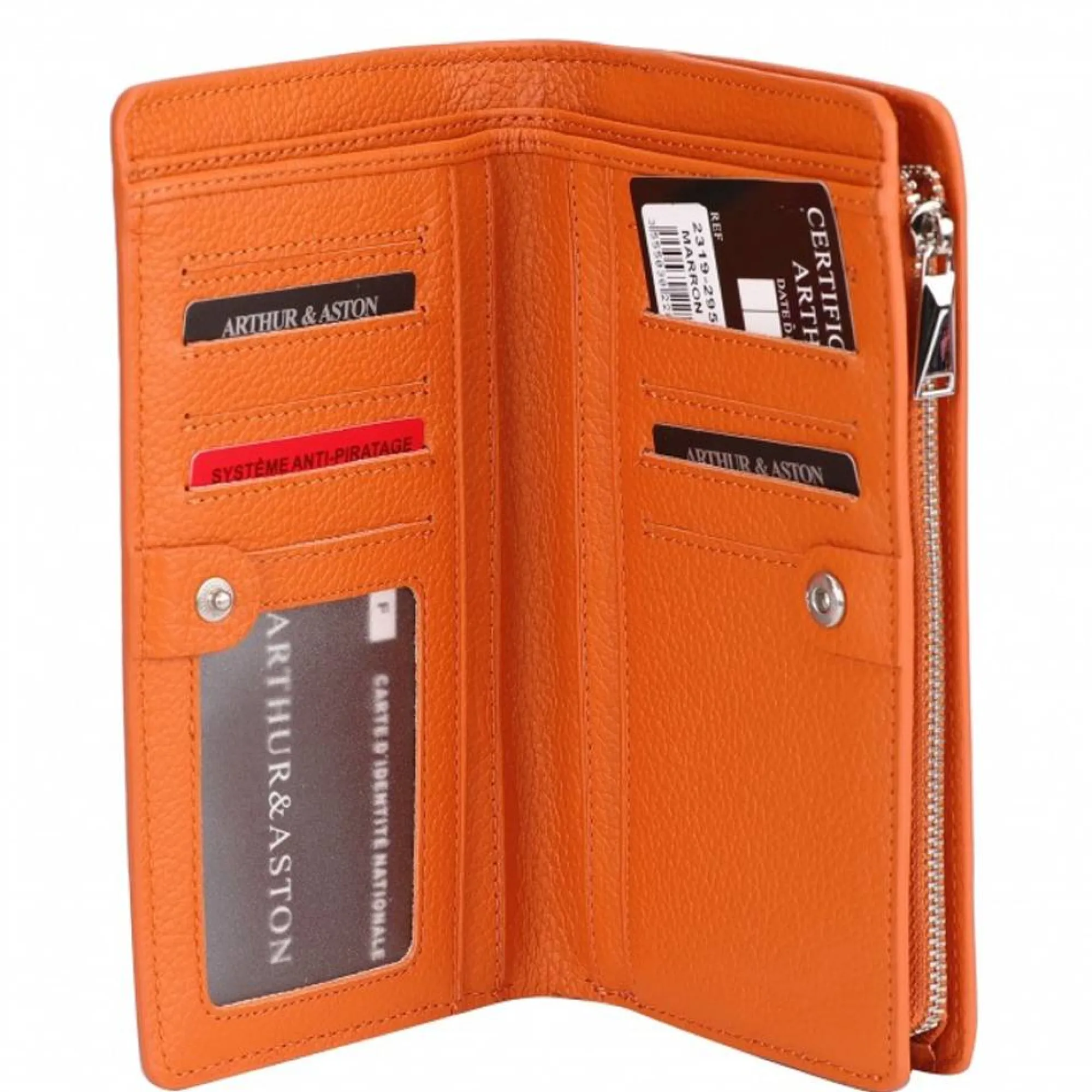 Arthur Aston Tout En Un Femme | Porte-Monnaie Femme*Grand porte-monnaie Joy cuir