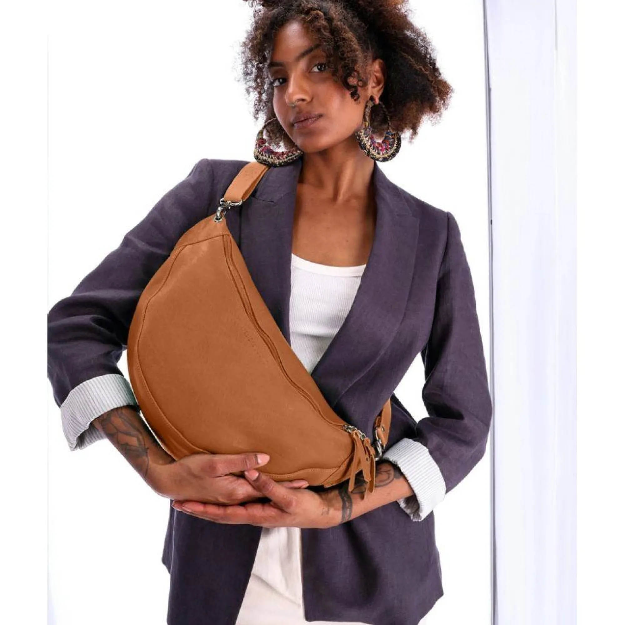 Les Ateliers Foures Sacs Banane Femme*Grand sac banane femme Atalante maxi