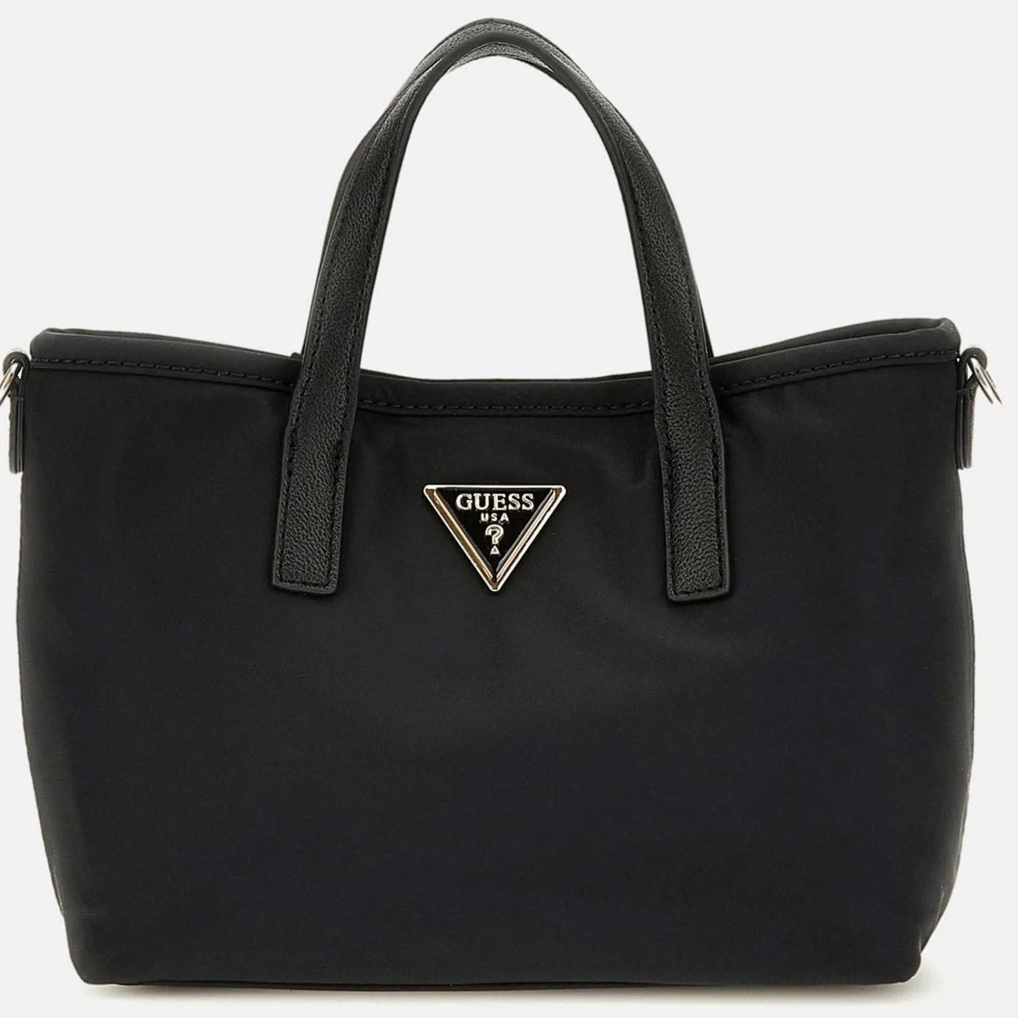 Guess Sacs Cabas*Mini sac porte main Latona en nylon Noir