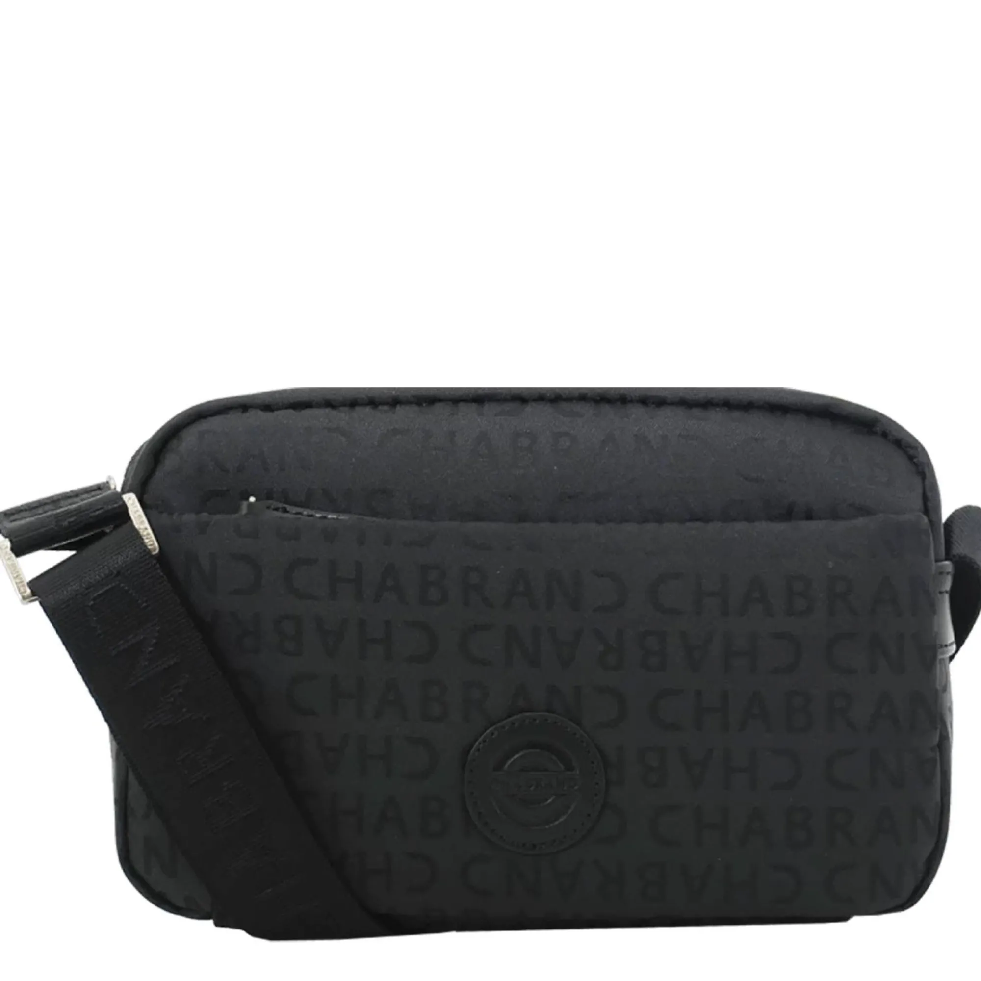 Chabrand Sacoches Homme*Mini sac reporter Prado imprime logo Noir