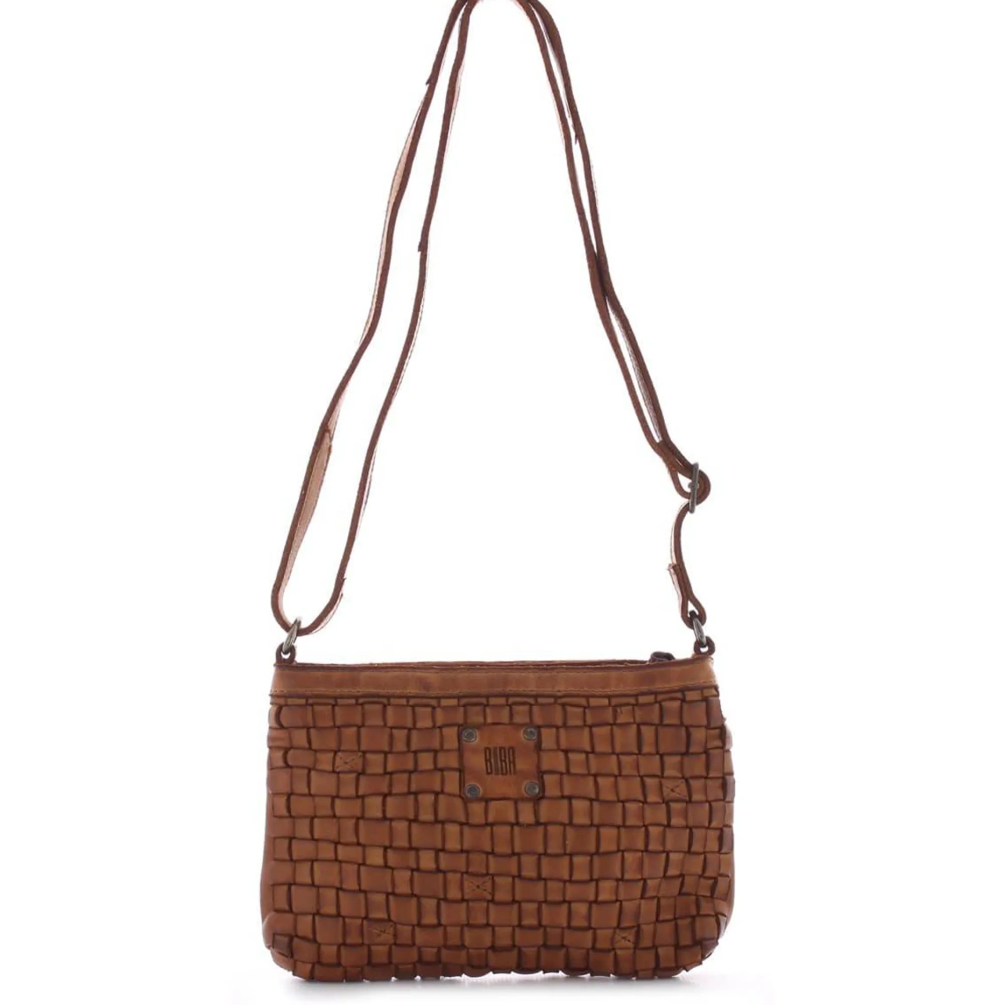 Biba Sacs Bandoulière*Mini sac XXS bandouliere tresse Kansas Cognac