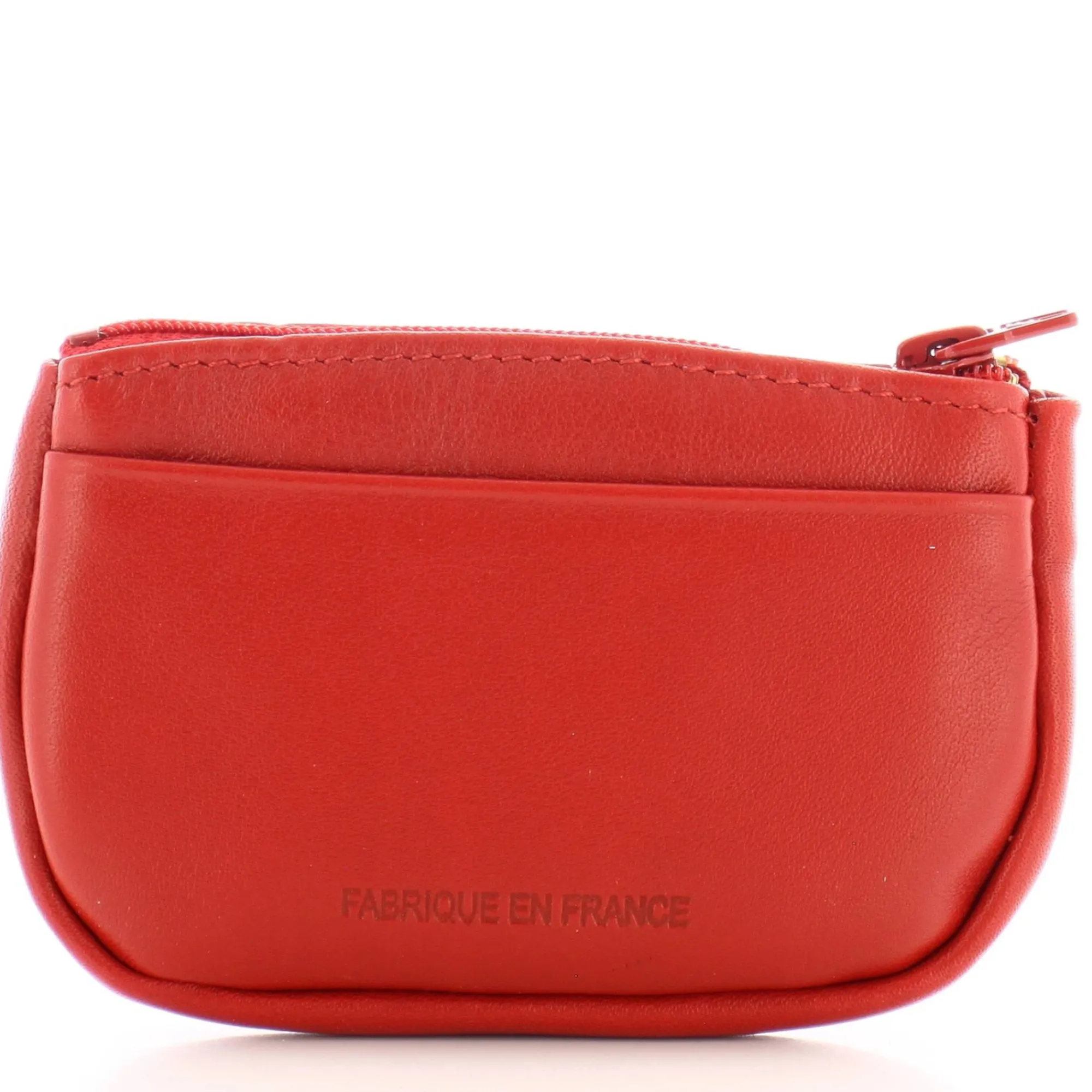 Frandi Porte-Monnaie Femme*Petit porte monnaie zippe en cuir lisse