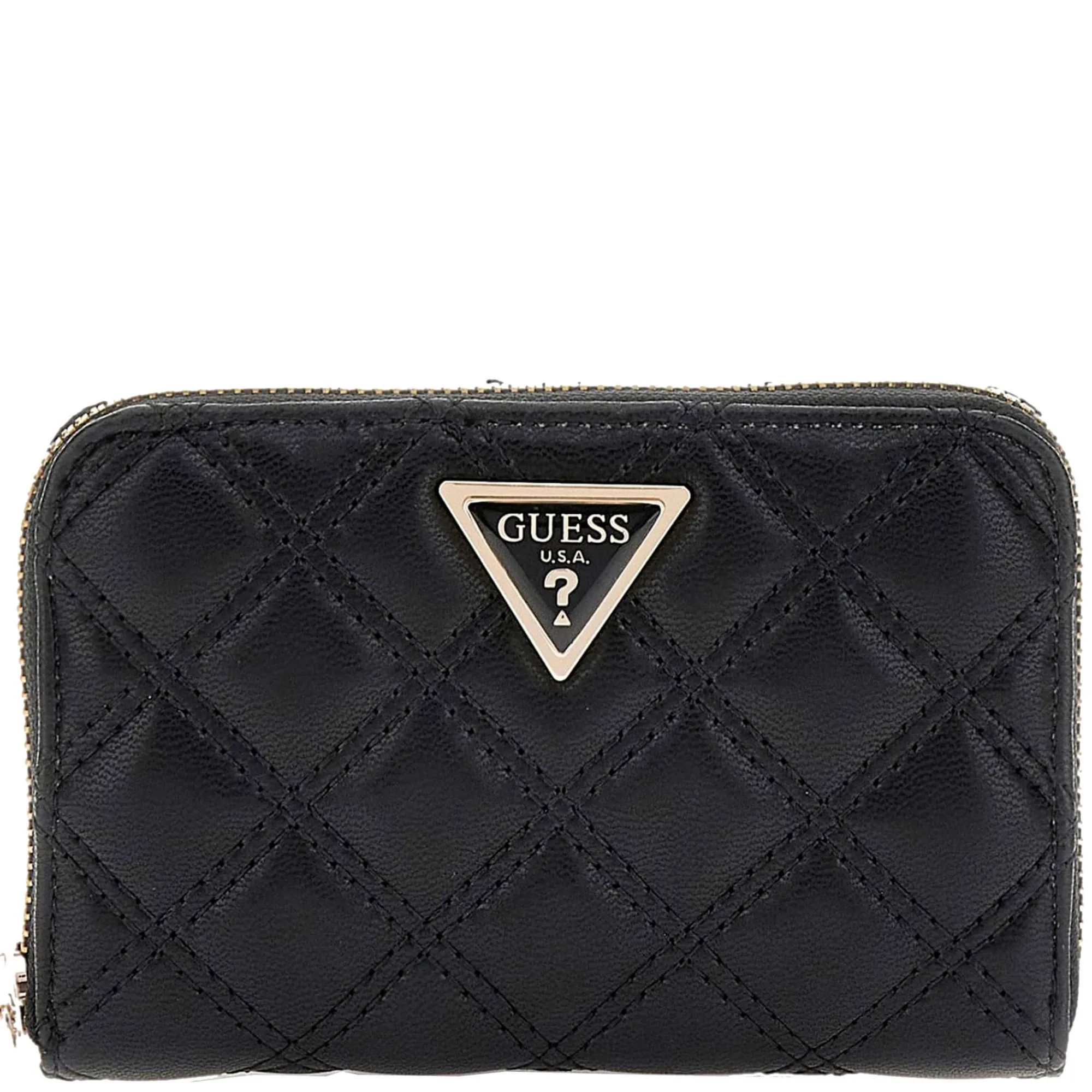 Guess Portefeuilles Femme*Petit portefeuille Giully surpique Noir