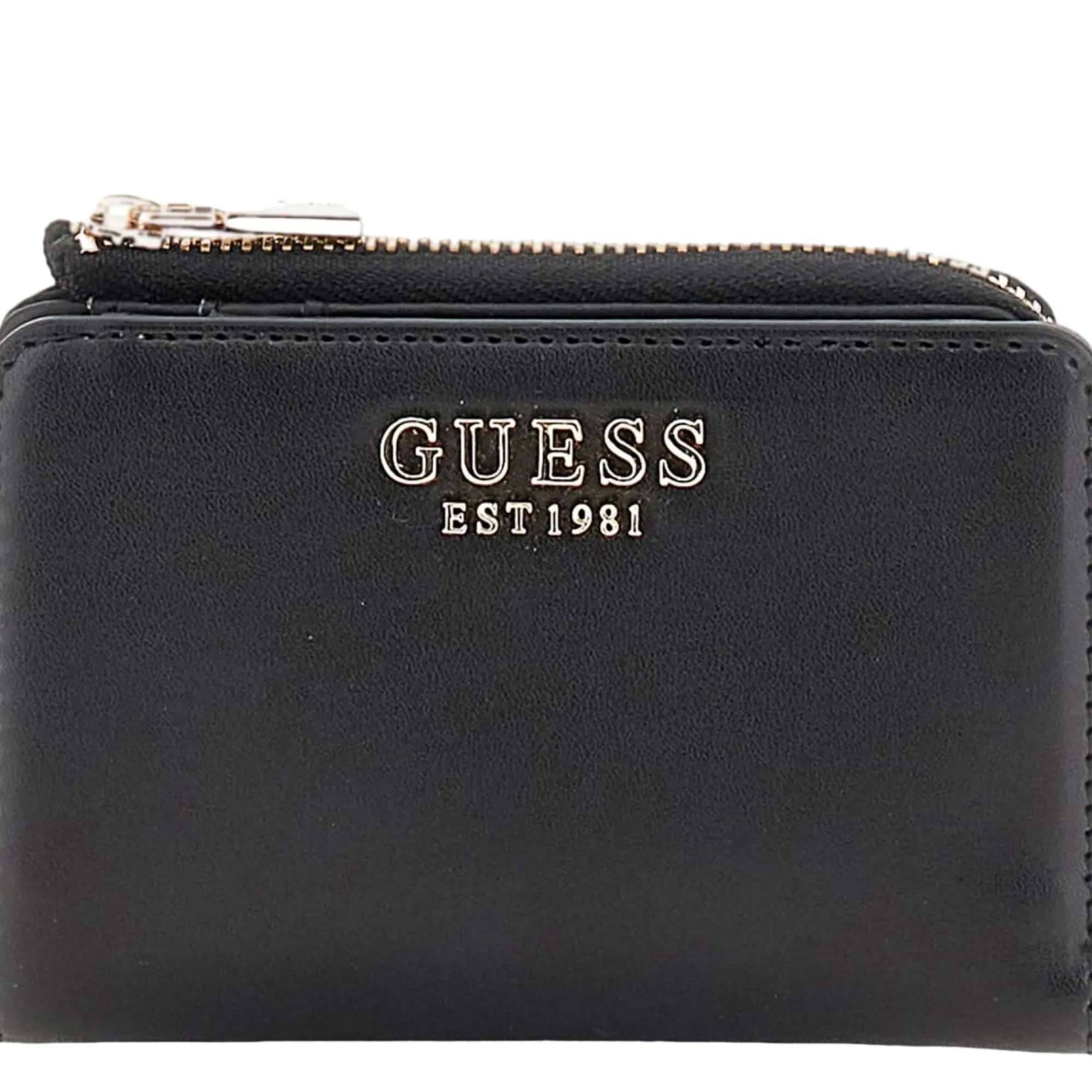 Guess Portefeuilles Femme*Petit portefeuille Laurel bouton pression Noir