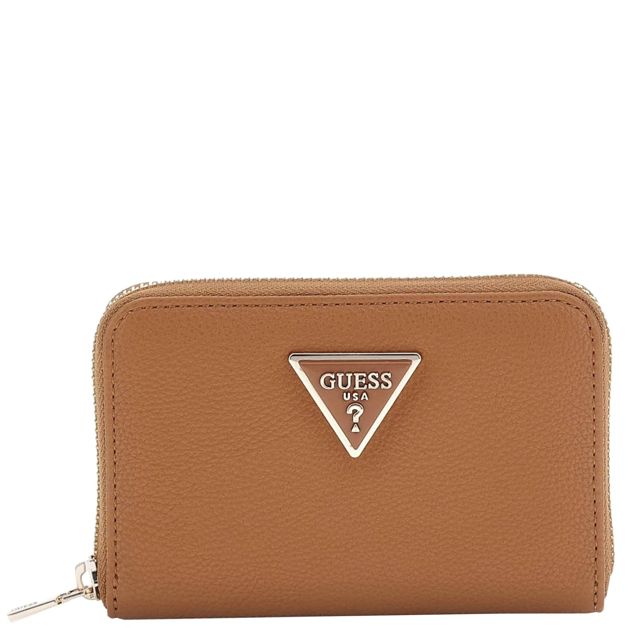 Guess Portefeuilles Femme*Petit portefeuille Meridian logo triangle Caramel