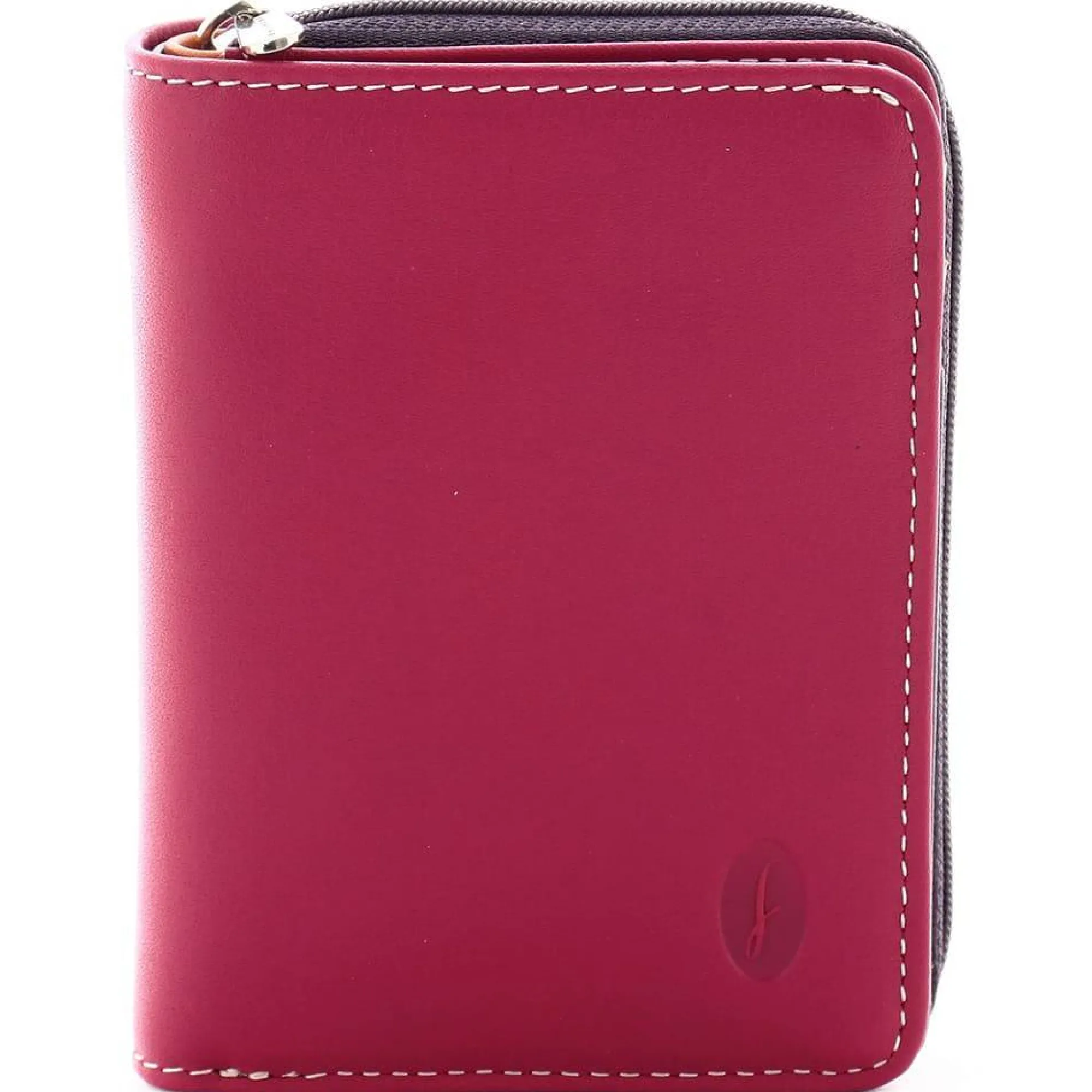 Francinel Portefeuilles Femme*Petit portefeuille zippe Casual Multi cuir Fushia