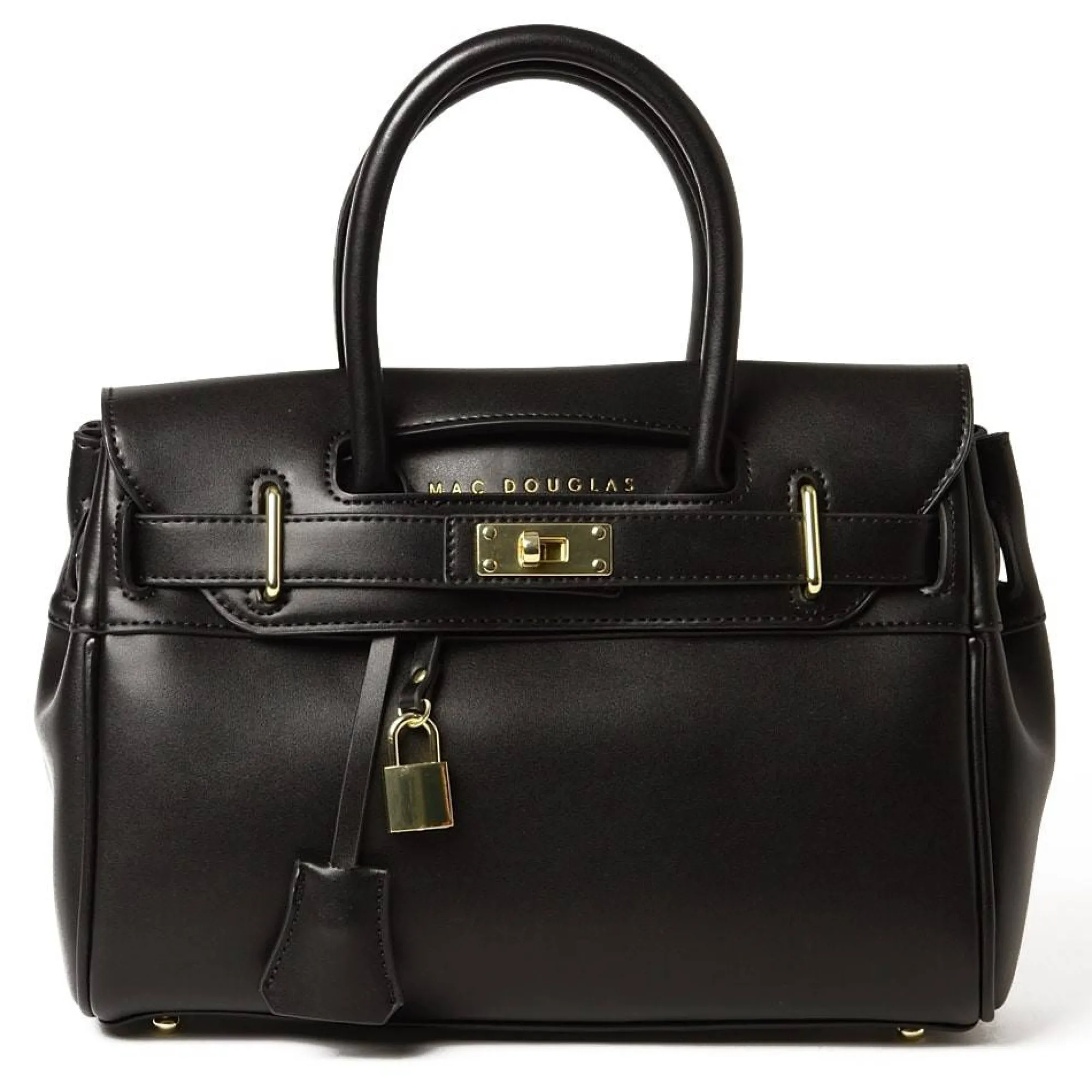 Mac Douglas Sacs À Main*Petit sac a main Pyla Meryl similicuir lisse XXS Noir