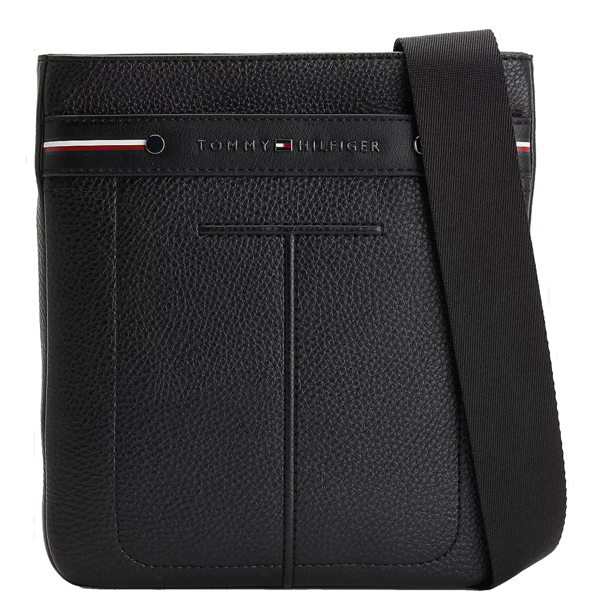 Tommy Hilfiger Sacoches Homme*Petit sac bandouliere Emblematique Central Noir