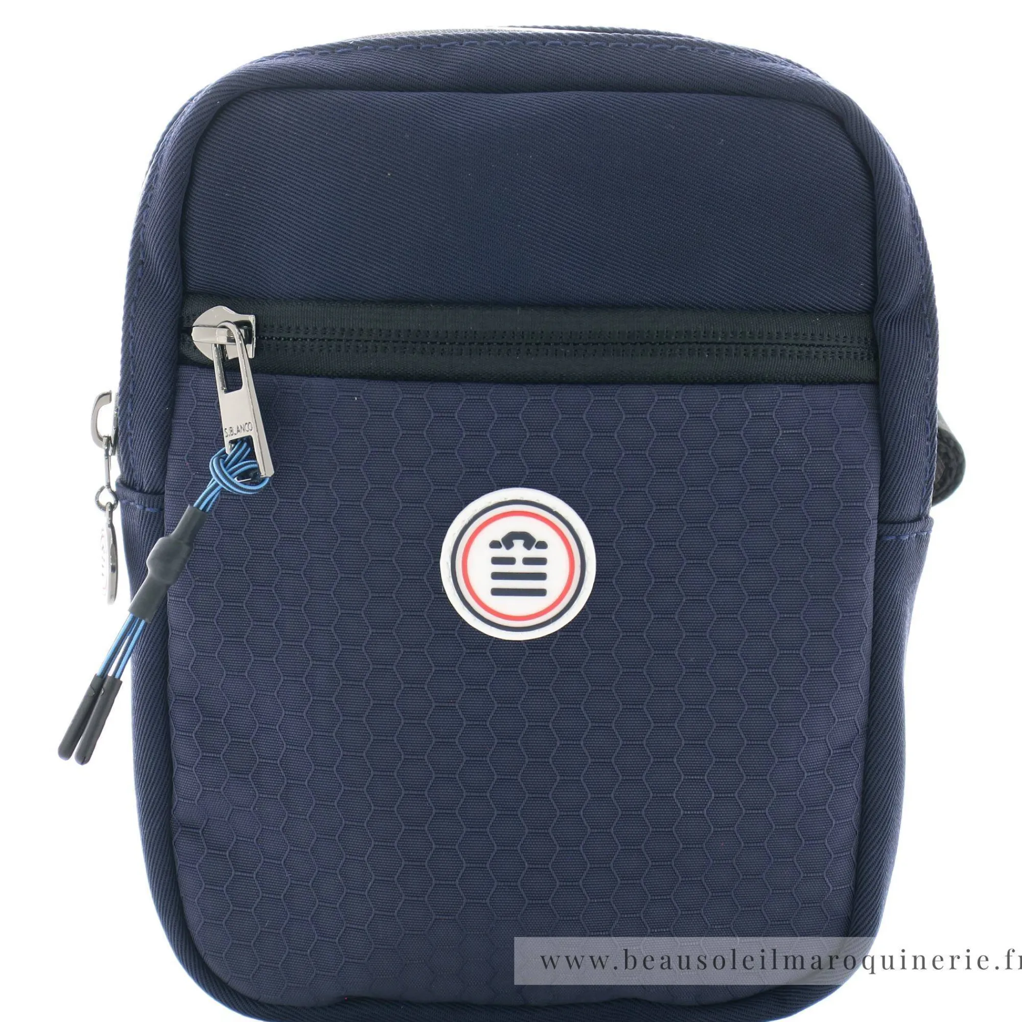 Serge Blanco Petites Sacoches Homme*Petit sac bandouliere Honey en textile Marine