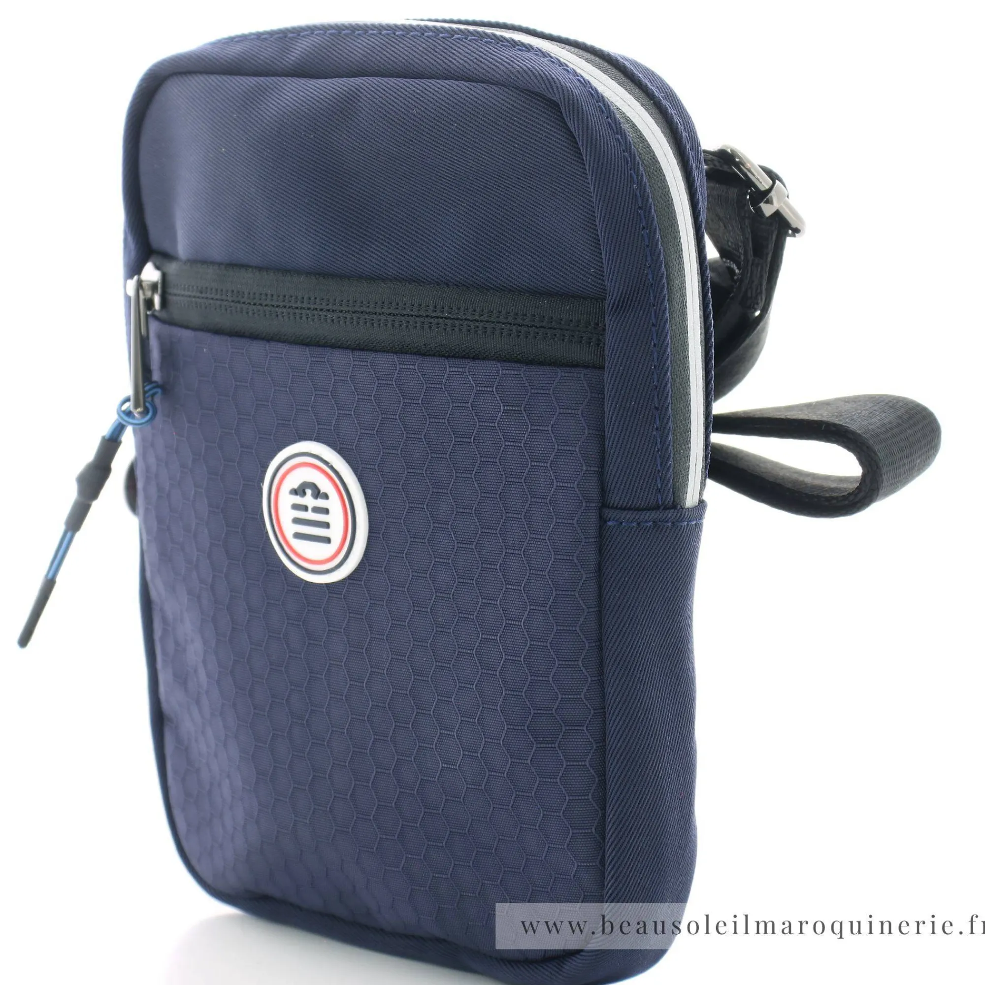 Serge Blanco Petites Sacoches Homme*Petit sac bandouliere Honey en textile Marine
