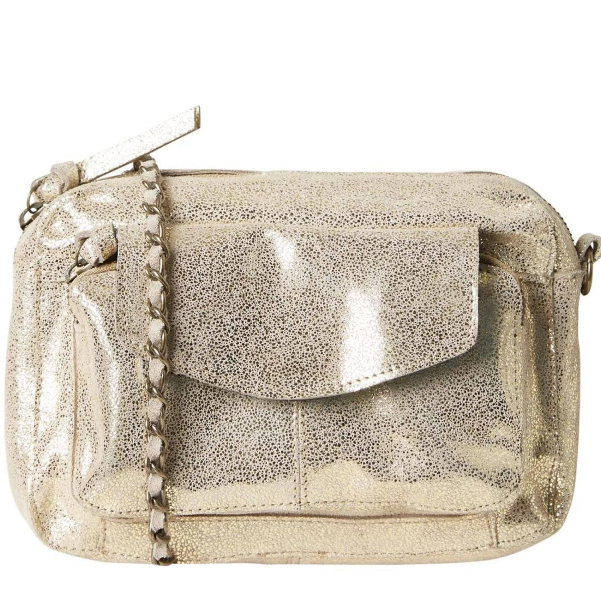 Pieces Sacs Bandoulière*Petit sac bandouliere Naina en cuir Or