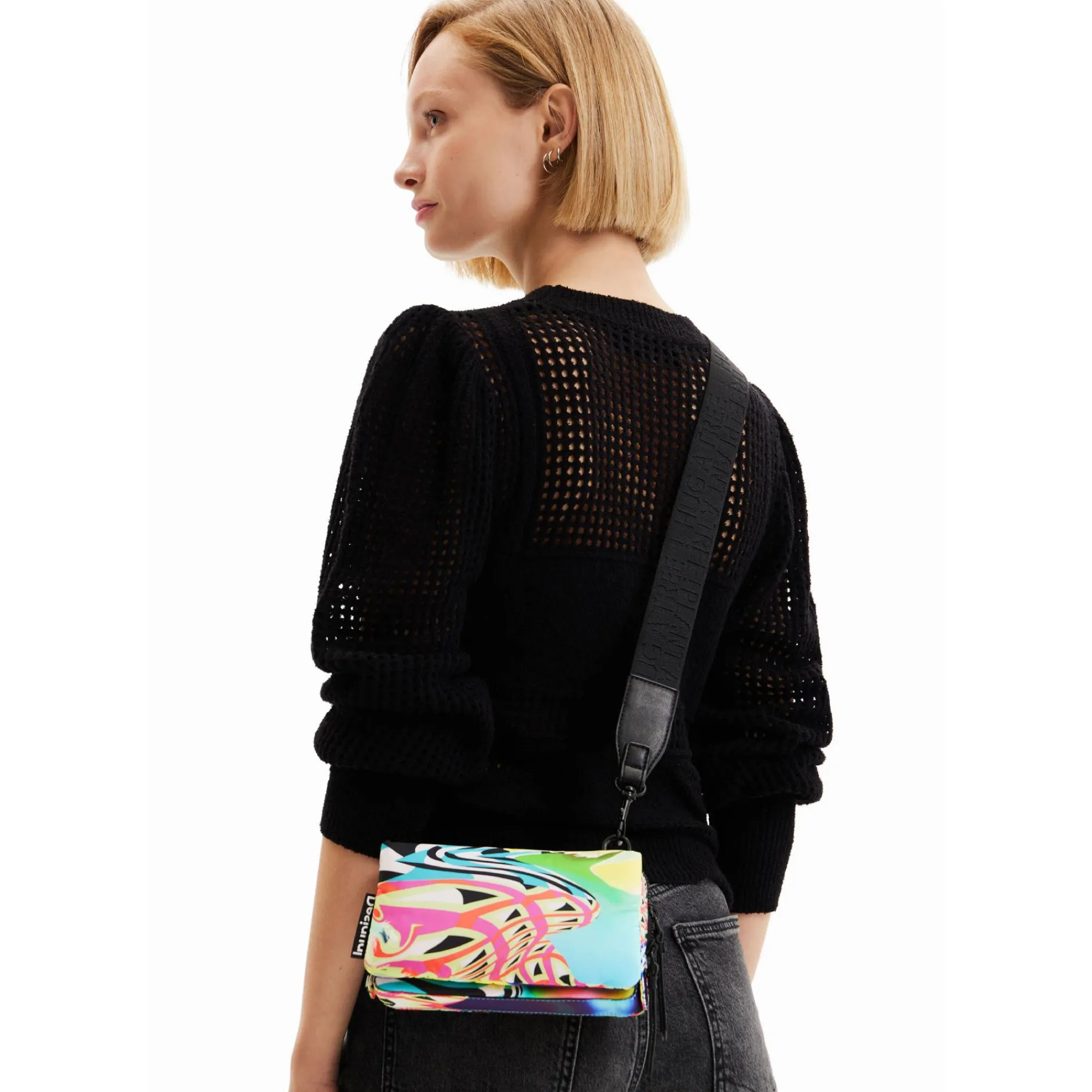 Desigual Sacs Bandoulière*Petit sac bandouliere Ronda Hawaiian Geosurf Fantaisie Multicolore