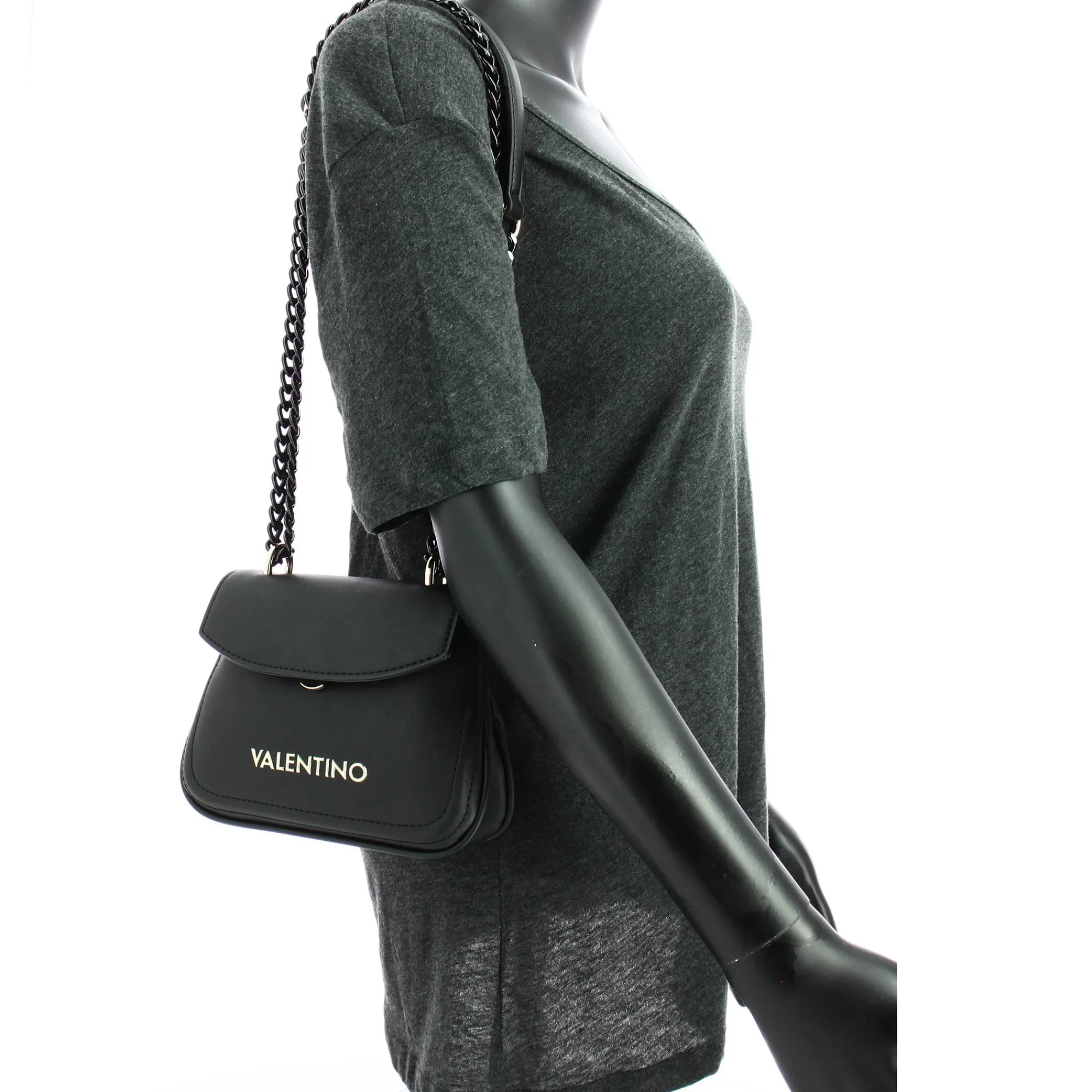 Valentino Bags Sacs Bandoulière*Petit sac bandouliere Stockholm a rabat Noir