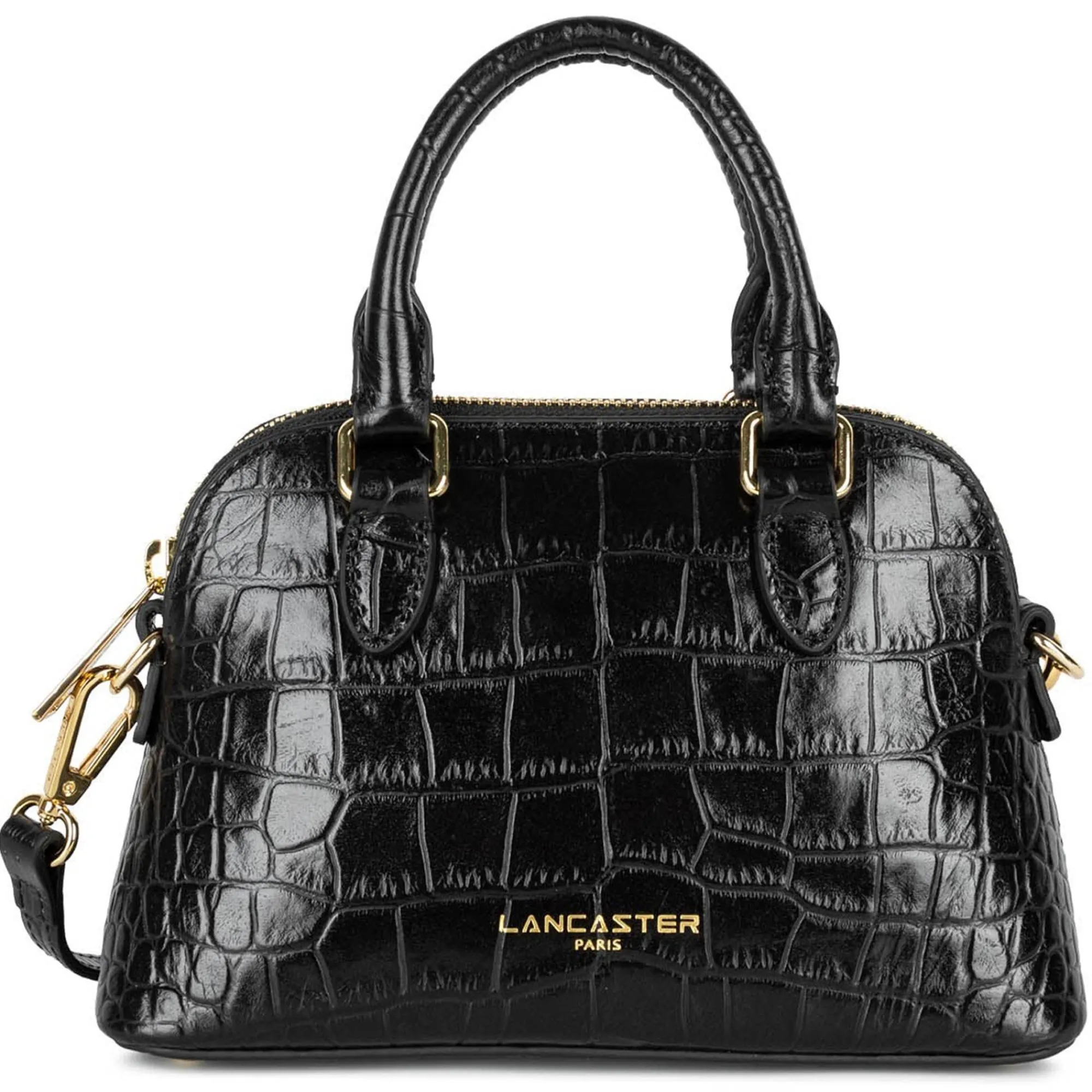Lancaster Sacs À Main*Petit sac demi lune effet croco S Exo