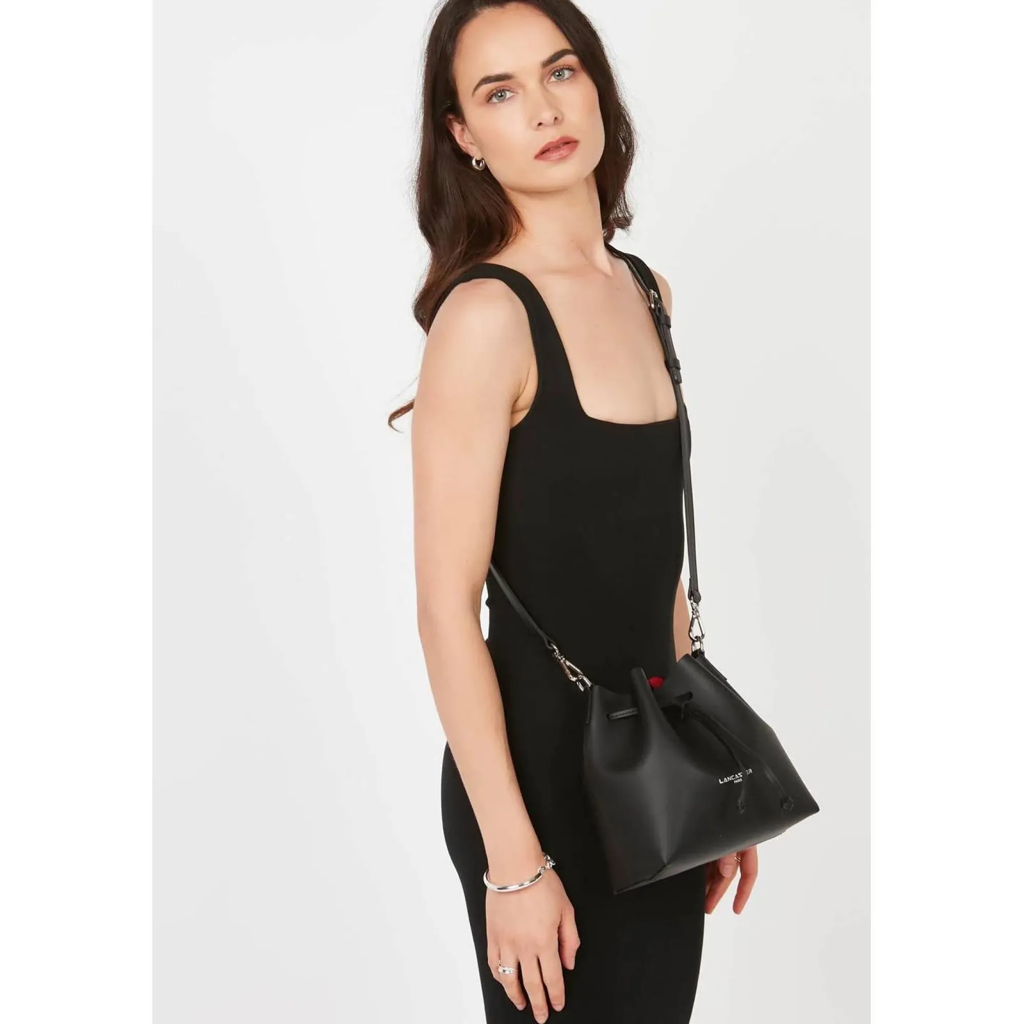 Lancaster Sacs Bandoulière*Petit sac seau Pur & Element City Made in France