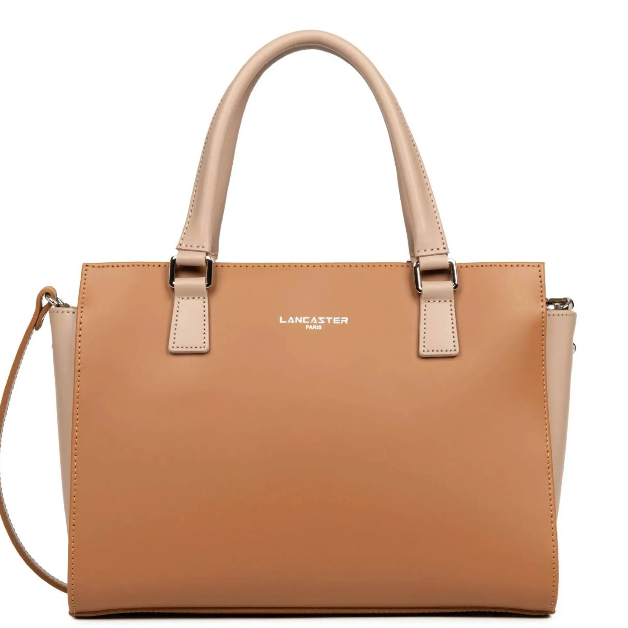 Lancaster Sacs À Main*Petit sac trapeze cuir lisse Smooth Fabrique en France