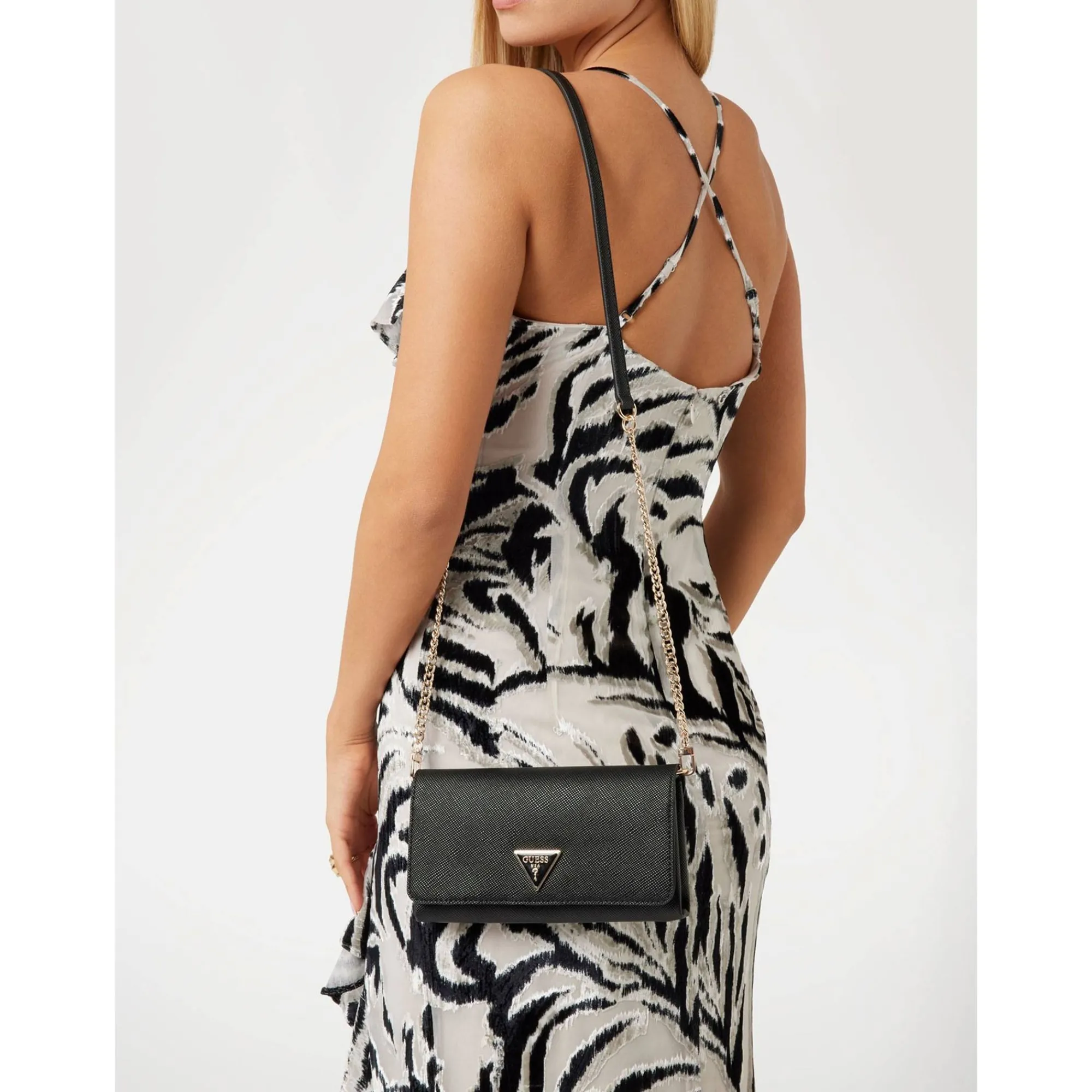 Guess Portefeuilles Femme | Pochettes*Pochette a rabat Noelle effet saffiano