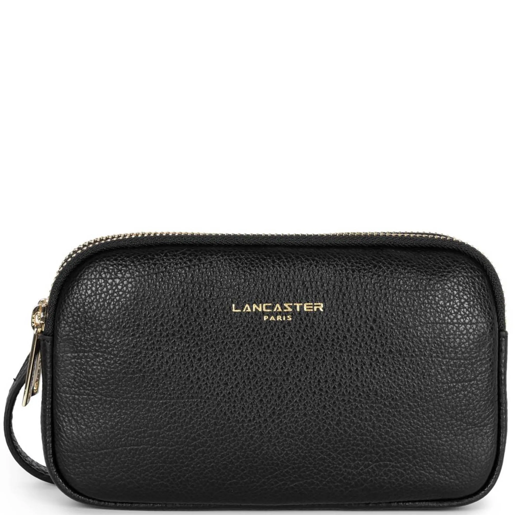 Lancaster Sacs Bandoulière*Pochette double zippe Dune