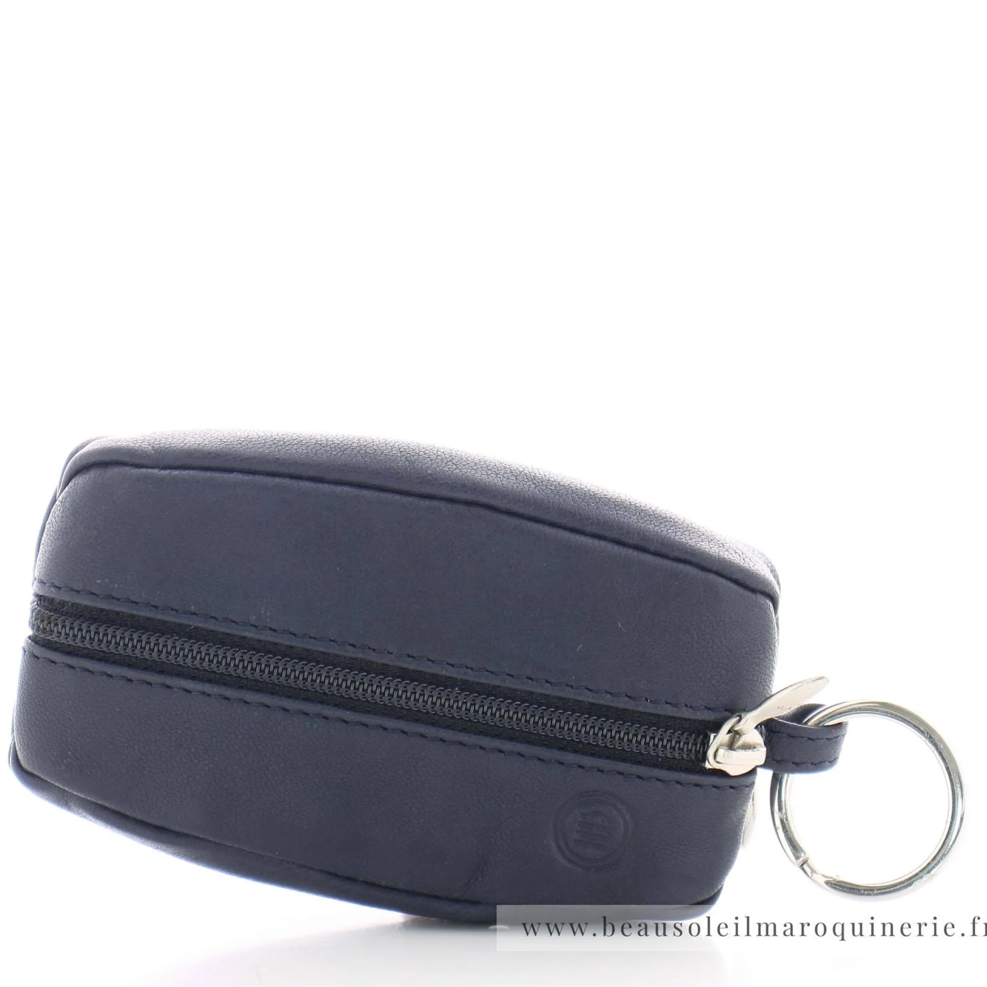 Serge Blanco Porte-Monnaie Homme*Porte monnaie Anchorage grain de cafe Bleu marine