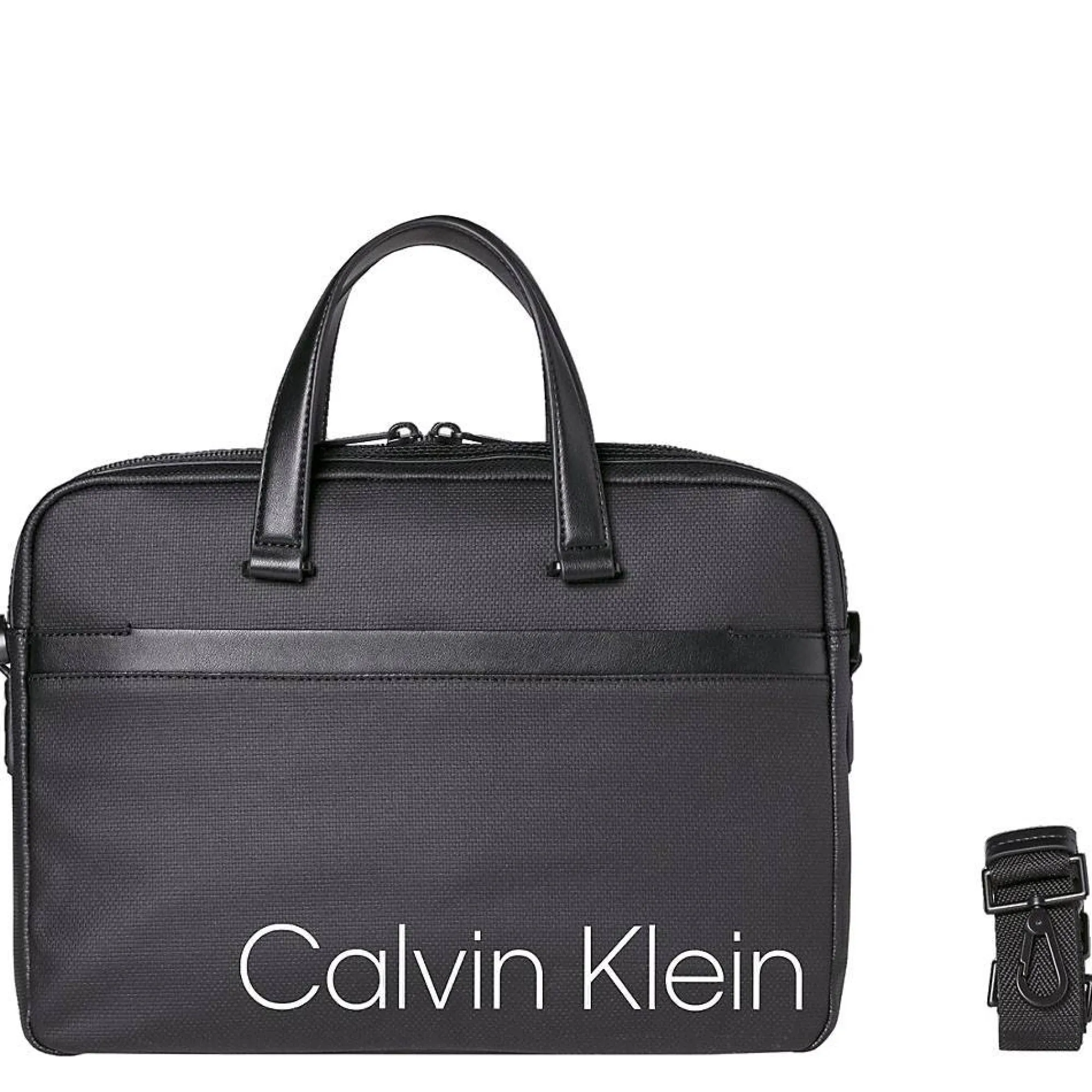 Calvin Klein Sacs Besace*Porte ordinateur homme toile enduite Noir