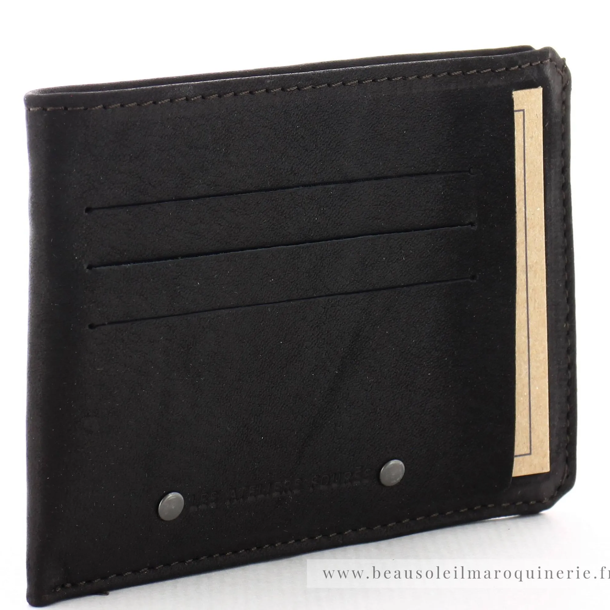 Les Ateliers Foures Porte-Papiers | Porte-Cartes Homme*Porte papiers Centure zip au dos Baroudeur