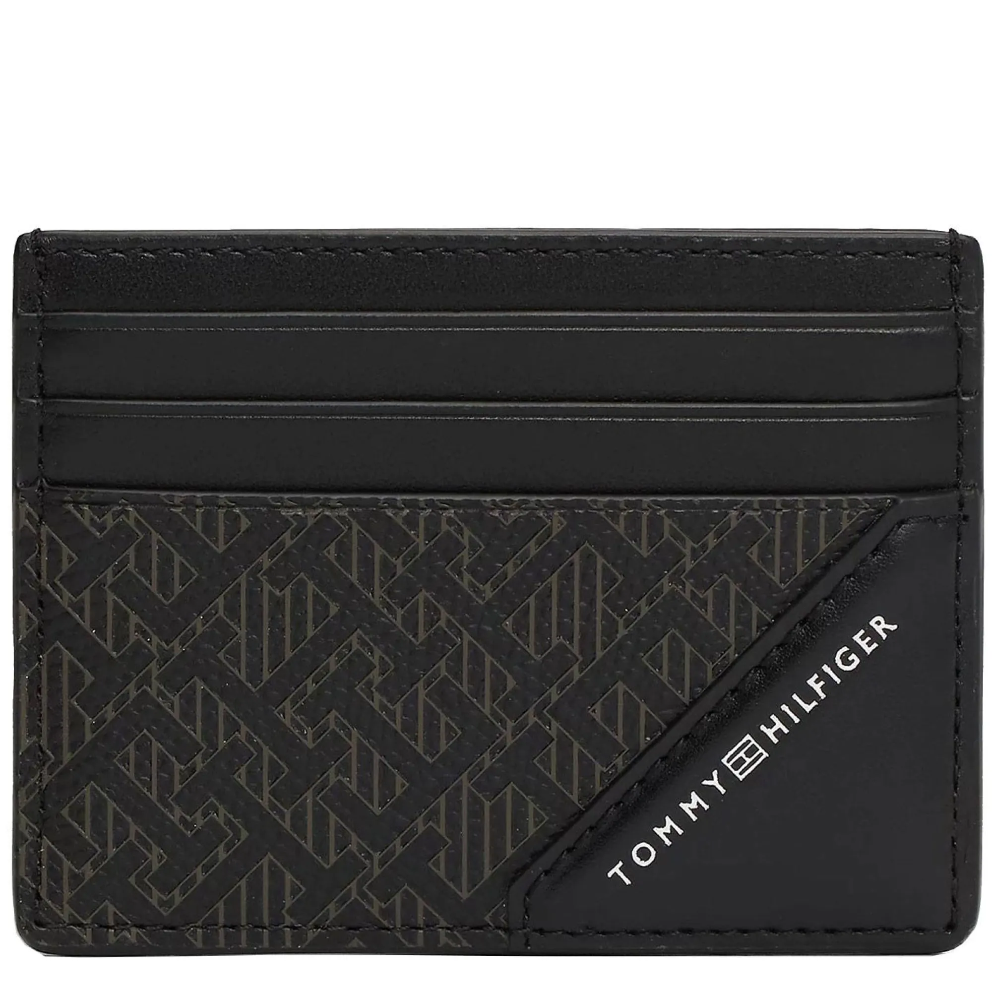 Tommy Hilfiger Porte-Cartes Homme*Porte-cartes en cuir TH Monogram Noir