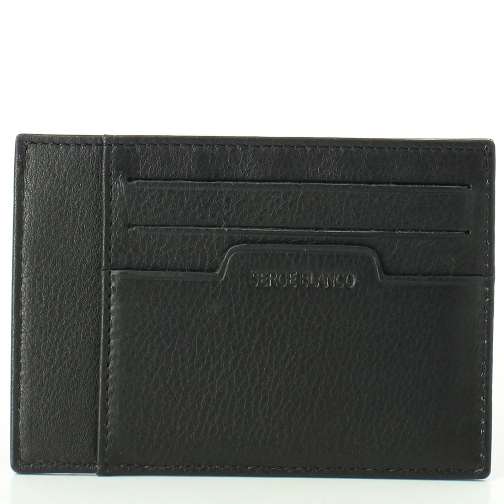 Serge Blanco Porte-Cartes Homme*Porte-cartes en cuir Vancouver Noir