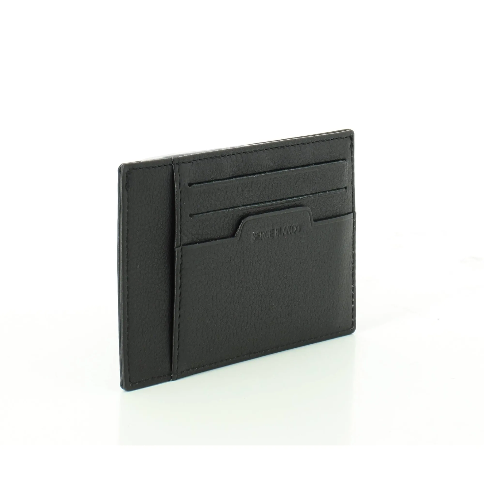 Serge Blanco Porte-Cartes Homme*Porte-cartes en cuir Vancouver Noir
