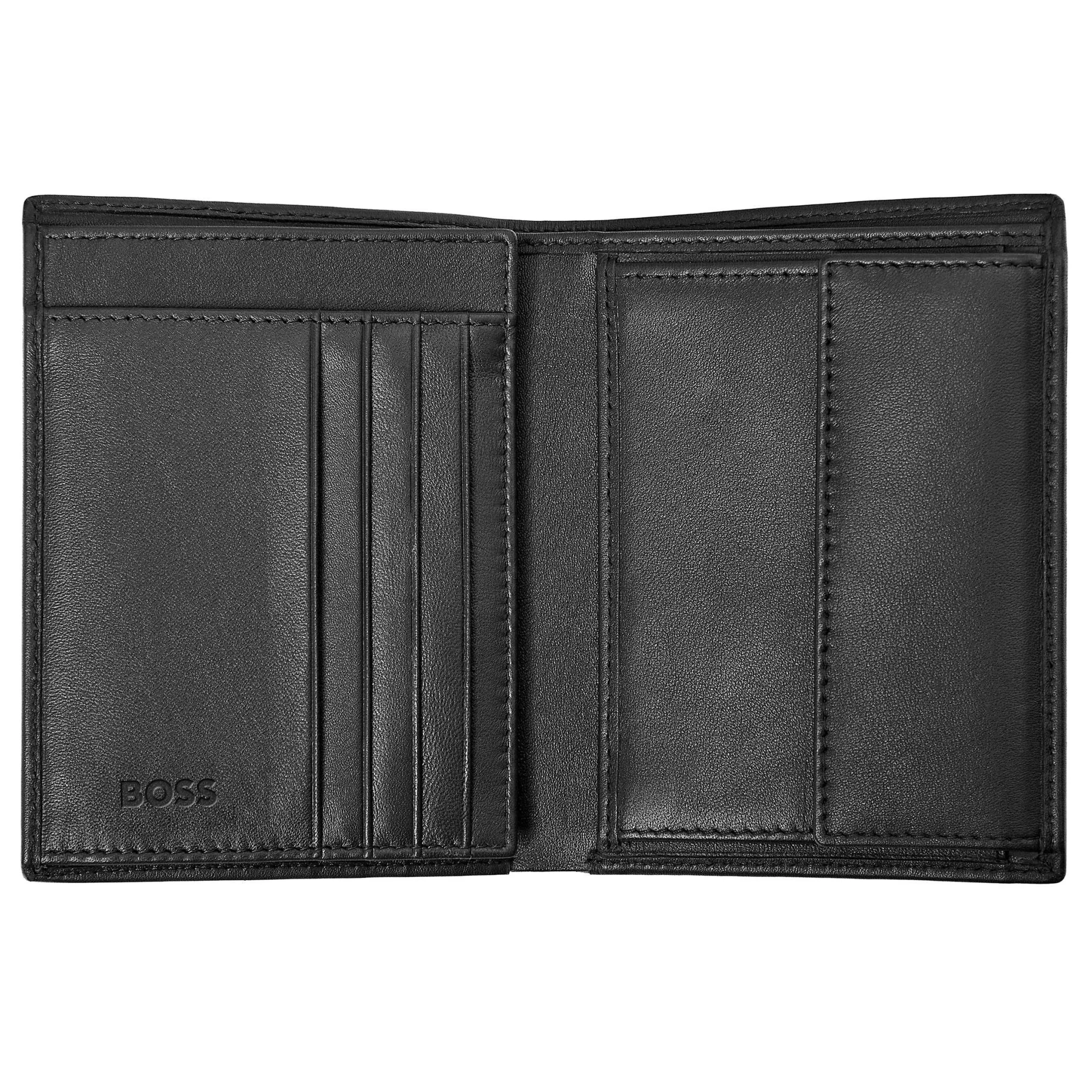 Hugo Boss Porte-Cartes Homme*Porte-cartes Flap Iconic avec porte-monnaie Noir