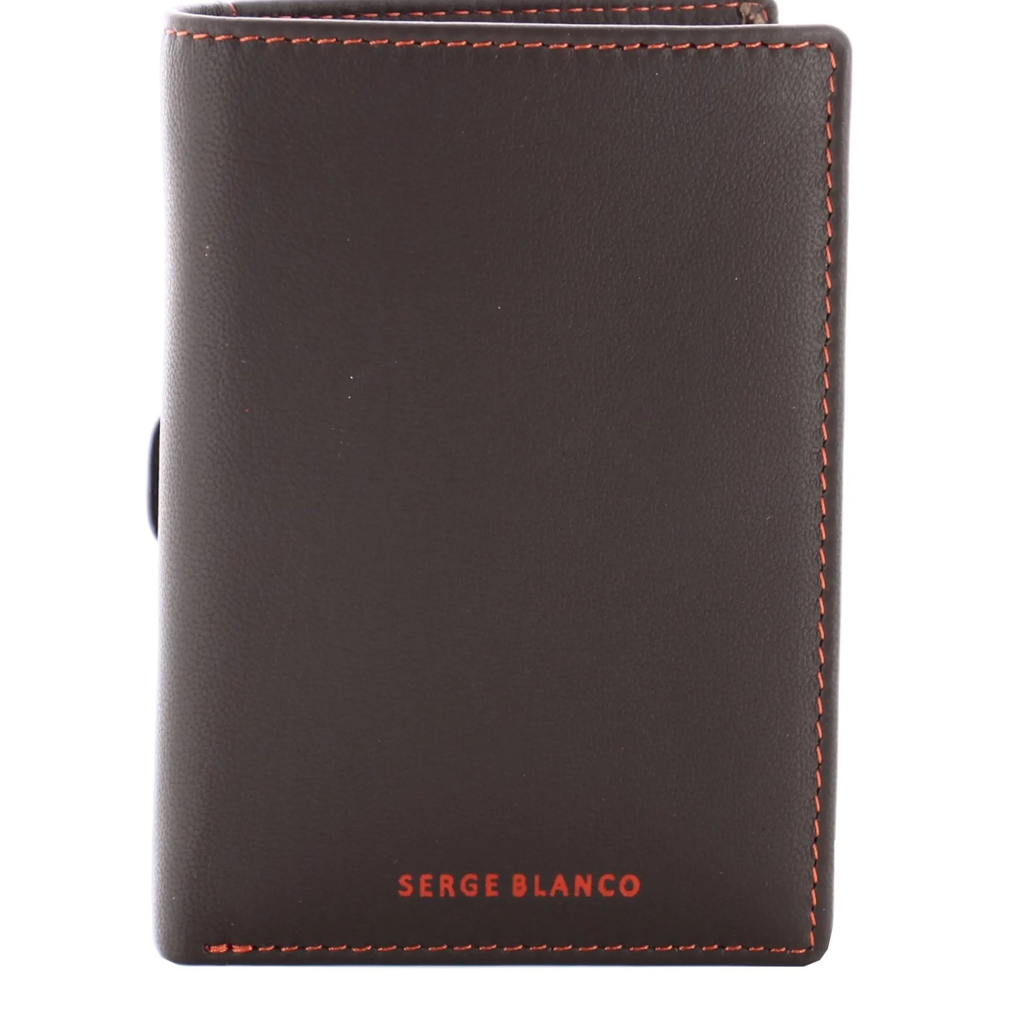 Serge Blanco Porte-Cartes Homme*Porte-cartes Wyoming en cuir 2 volets Marron
