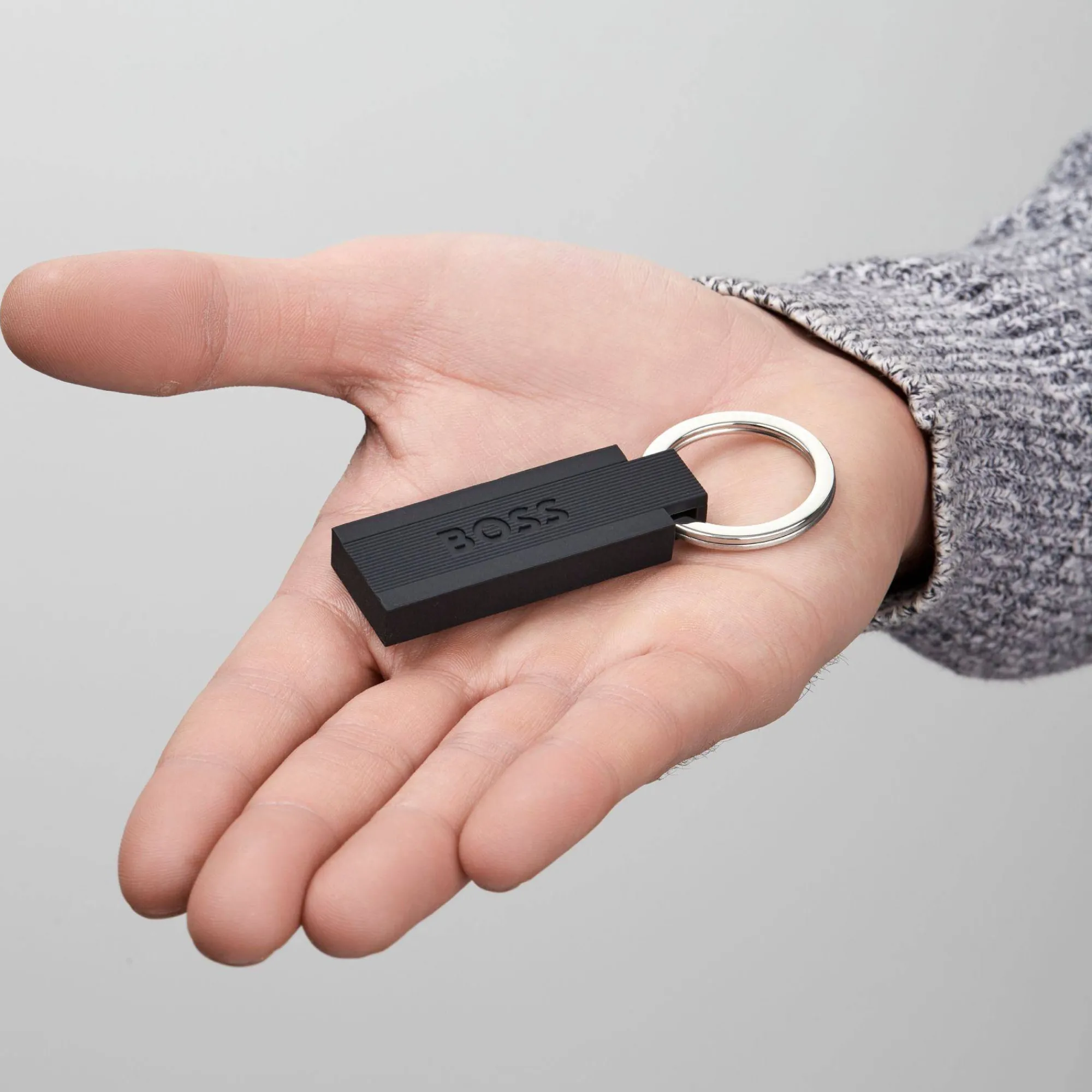Hugo Boss Porte-Clés*Porte-clefs Edge Iconic Noir