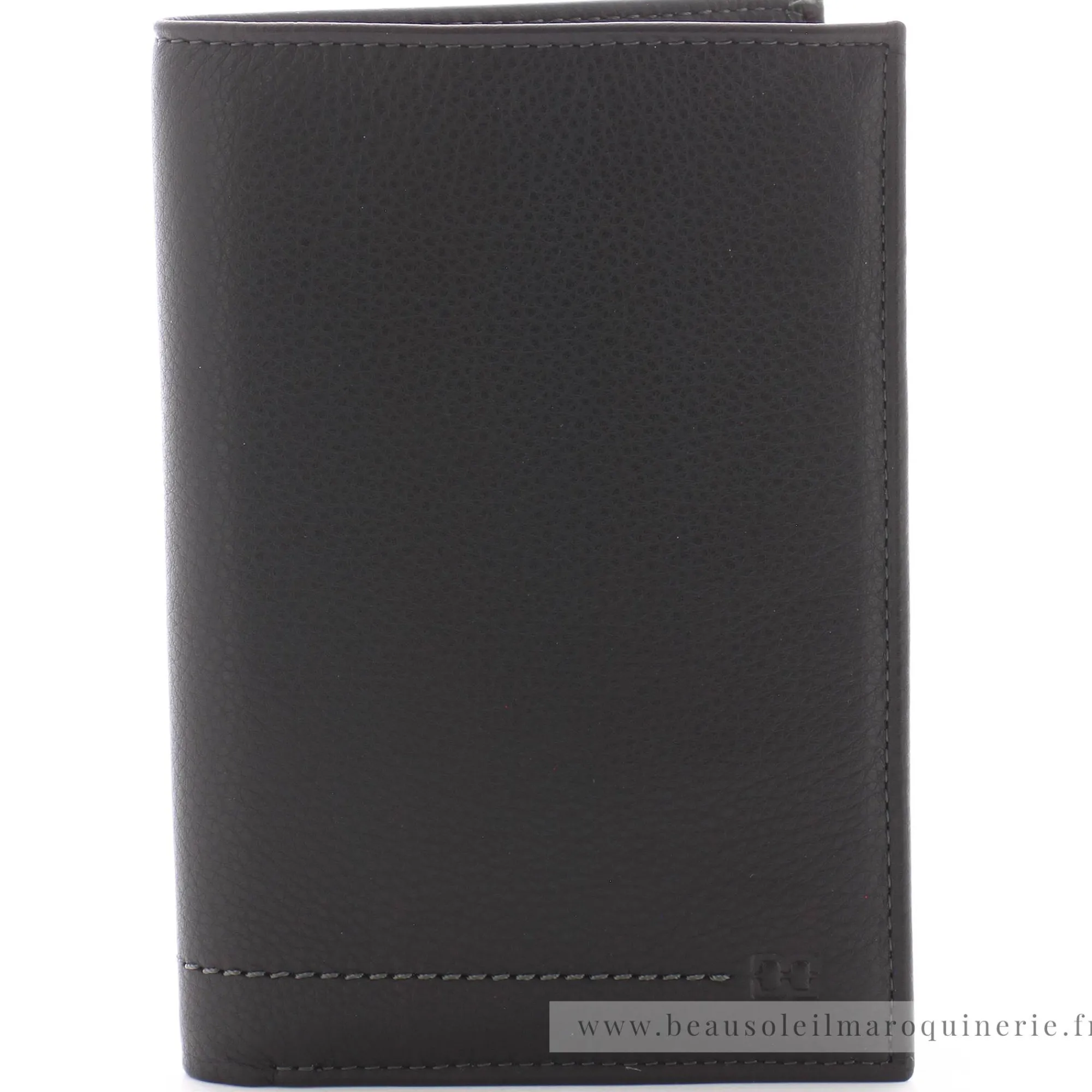 David William Portefeuilles Homme*Portefeuille 3 volets en cuir Helva Noir