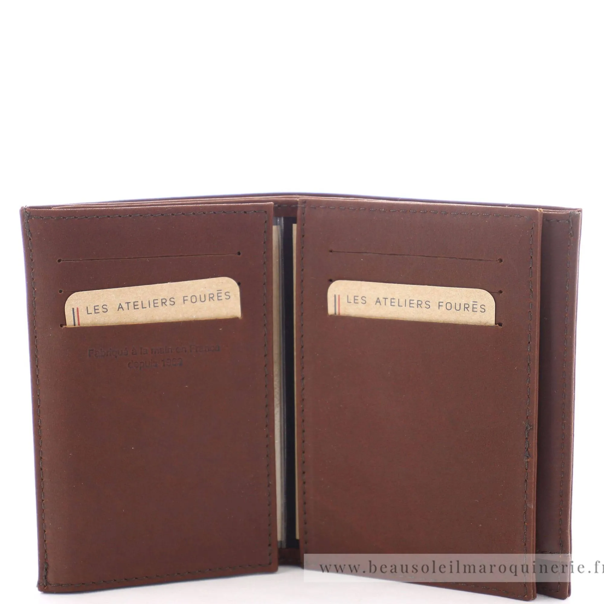 Les Ateliers Foures Portefeuilles Homme | Porte-Cartes Homme*Portefeuille Achille Baroudeur double rabat
