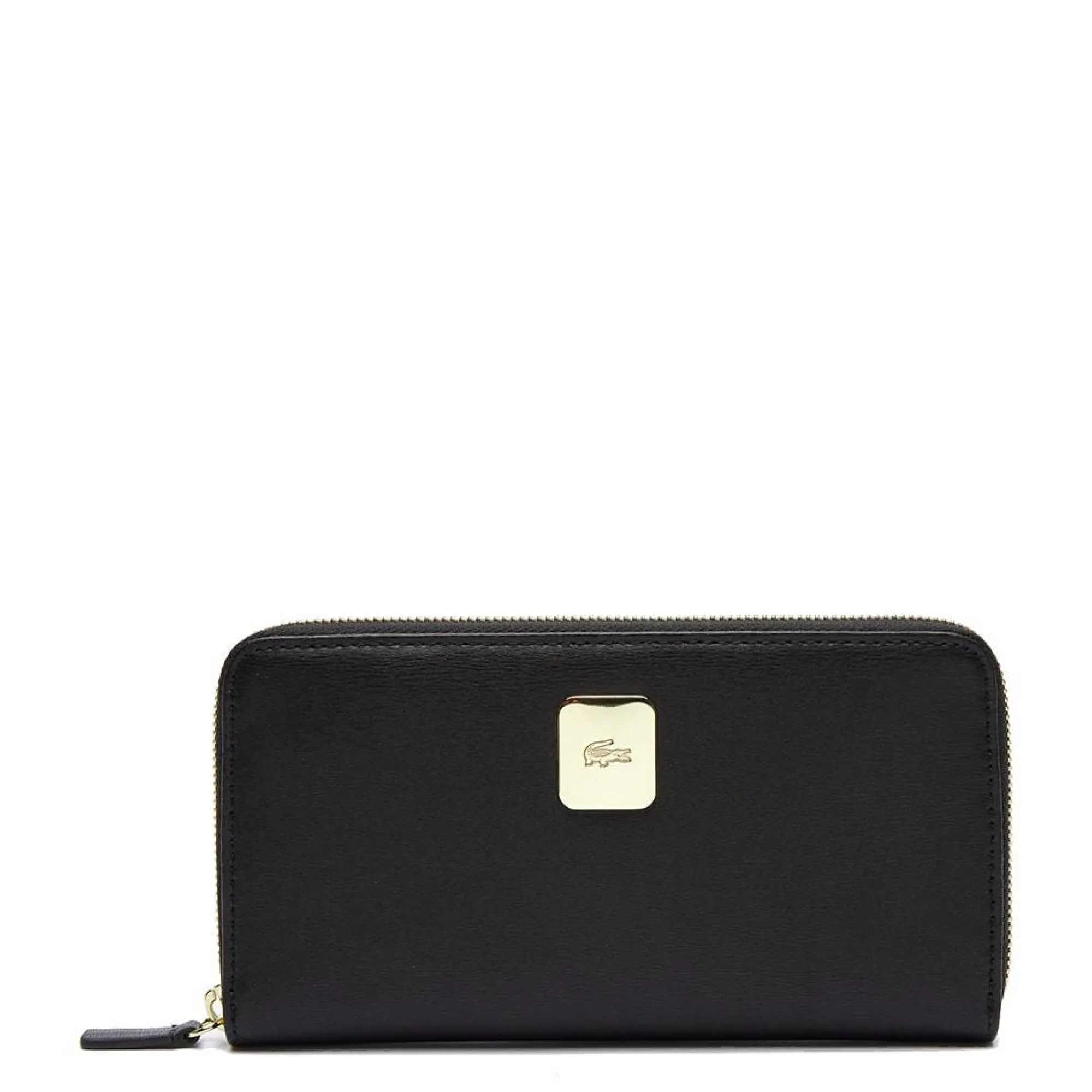 Lacoste Portefeuilles Femme*Portefeuille Amelia en cuir plaque gravee Noir