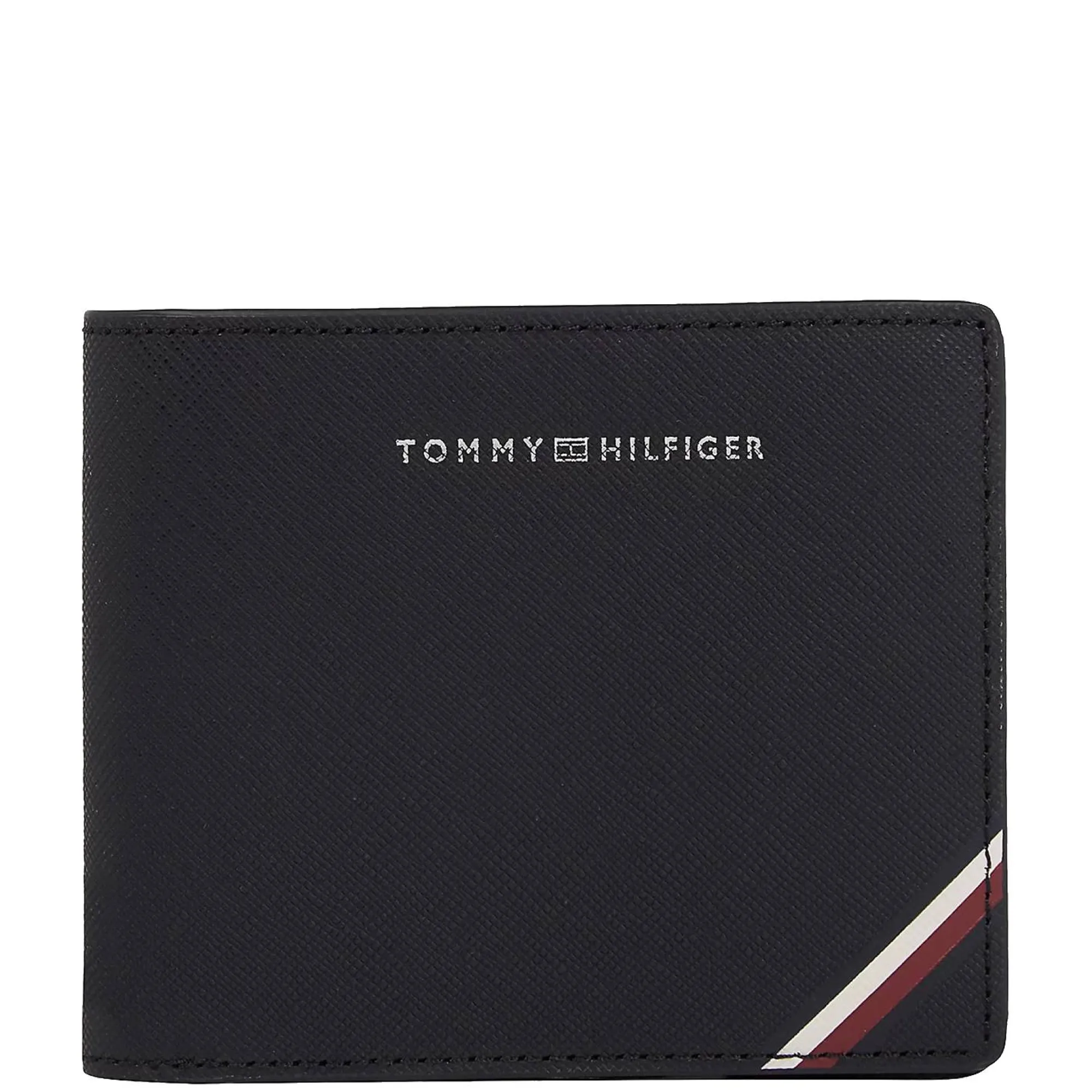 Tommy Hilfiger Portefeuilles Homme*Portefeuille Central cuir effet texture Noir