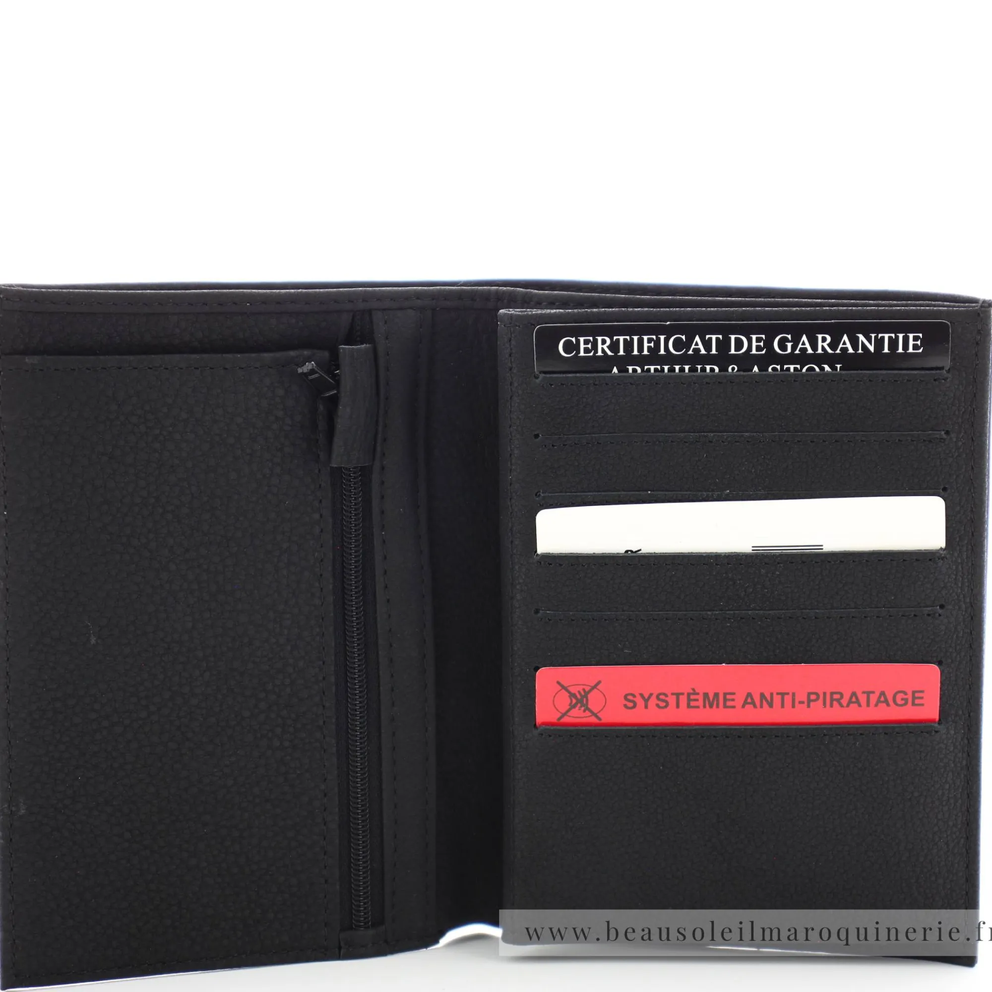 Arthur Aston Portefeuilles Homme*Portefeuille cuir 3 volets Bart