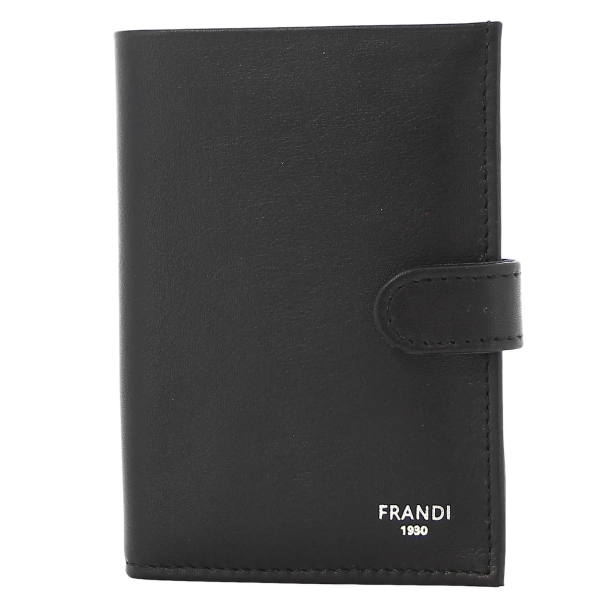 Frandi Portefeuilles Femme*Portefeuille en cuir fermeture pression Noir