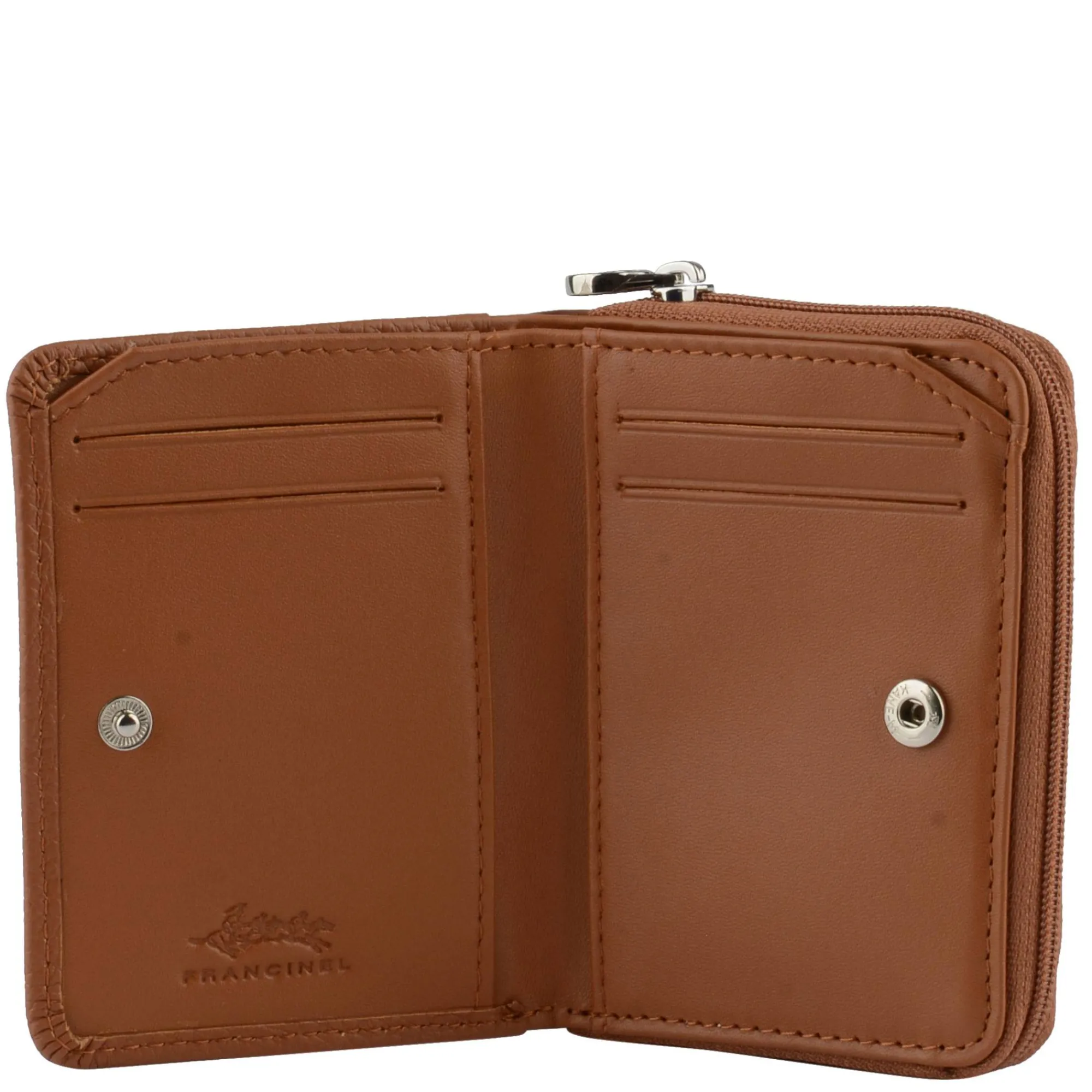 Francinel Portefeuilles Femme*Portefeuille en cuir graine Capucine Camel