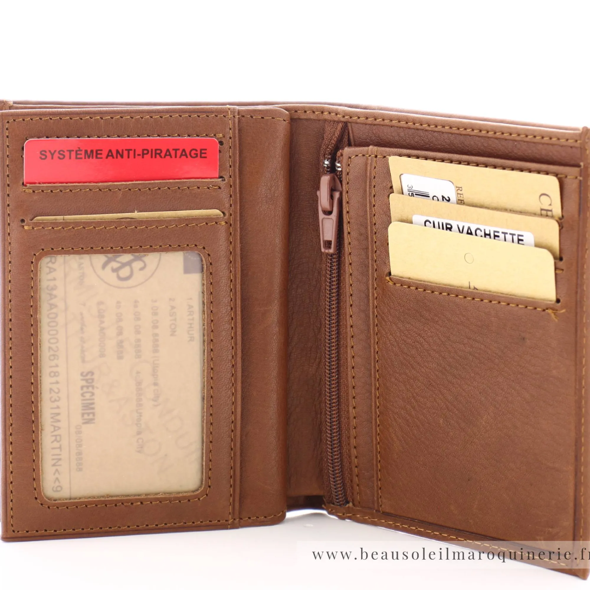 Arthur Aston Portefeuilles Homme*Portefeuille en cuir homme Gabriel