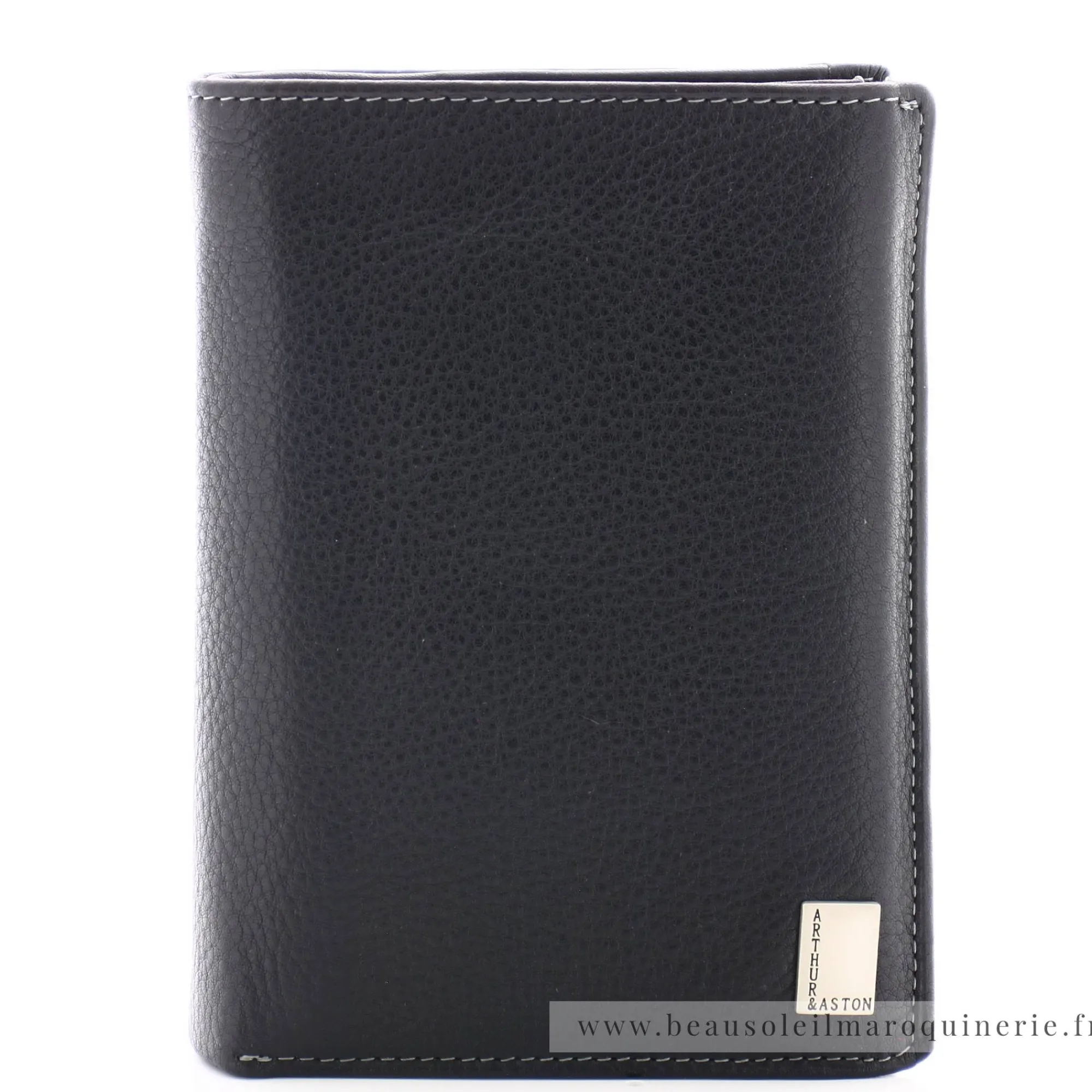 Arthur Aston Portefeuilles Homme*Portefeuille en cuir Novak Noir