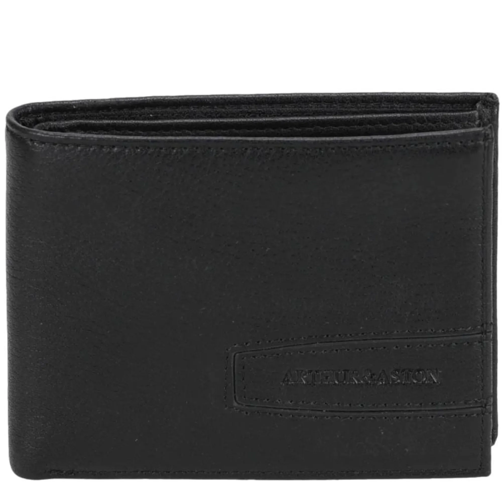 Arthur Aston Portefeuilles Homme*Portefeuille en cuir pleine fleur Leon Noir