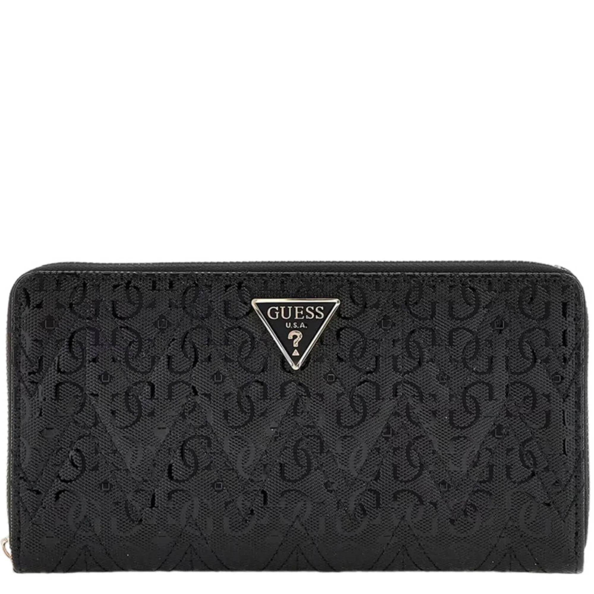 Guess Portefeuilles Femme*Portefeuille imprime logo Adelard Noir