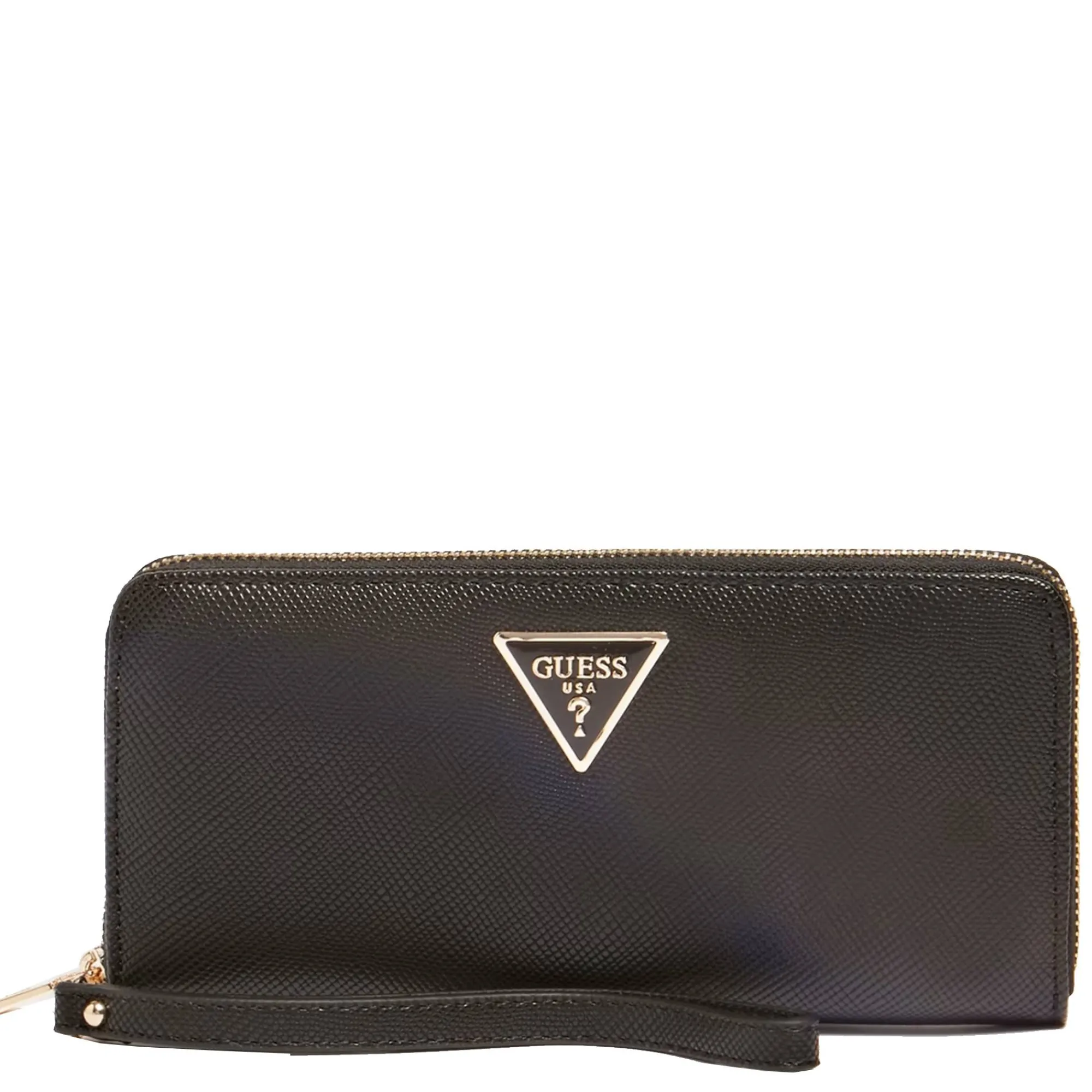 Guess Portefeuilles Femme*Portefeuille Laurel maxi effet saffiano Noir