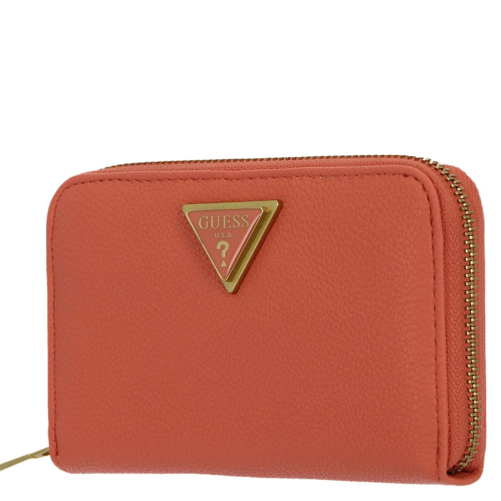 Guess Portefeuilles Femme*Portefeuille M logo triangle Cosette Orange